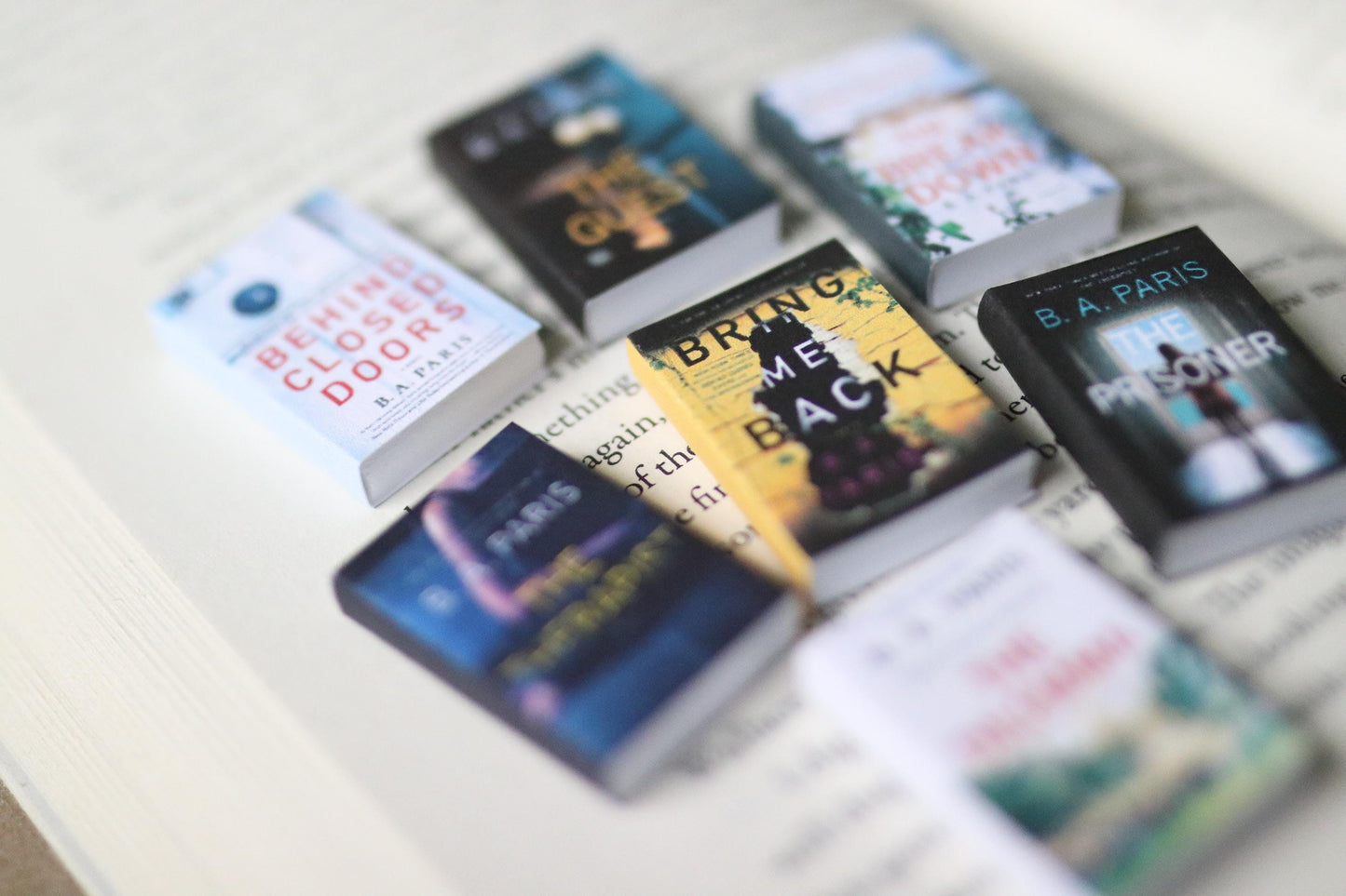 Handmade MINI B.A. Paris Books (set of 7 mini books)
