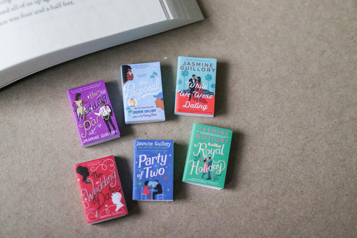 Handmade MINI The Wedding Date Series Books (set of 6 mini books)