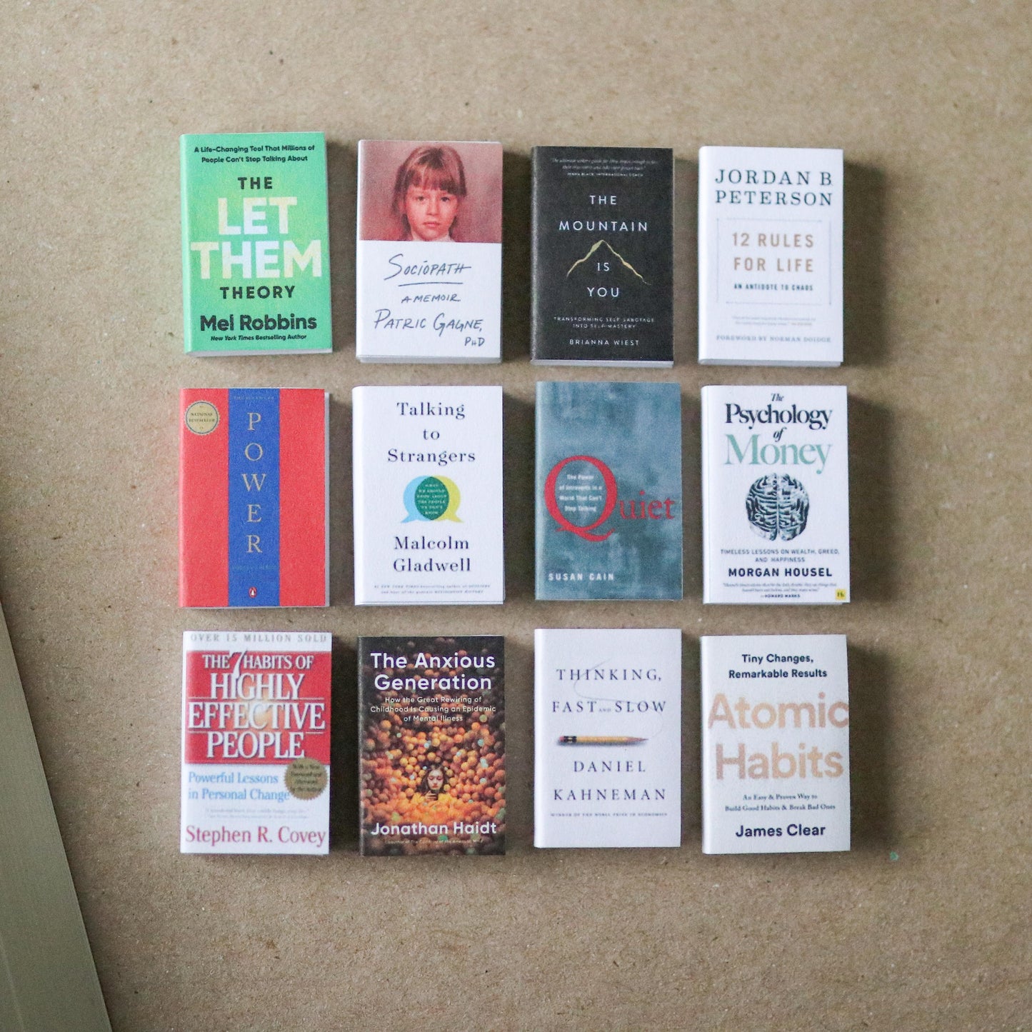 Handmade MINI Non-fiction Books (set of 12 mini books)