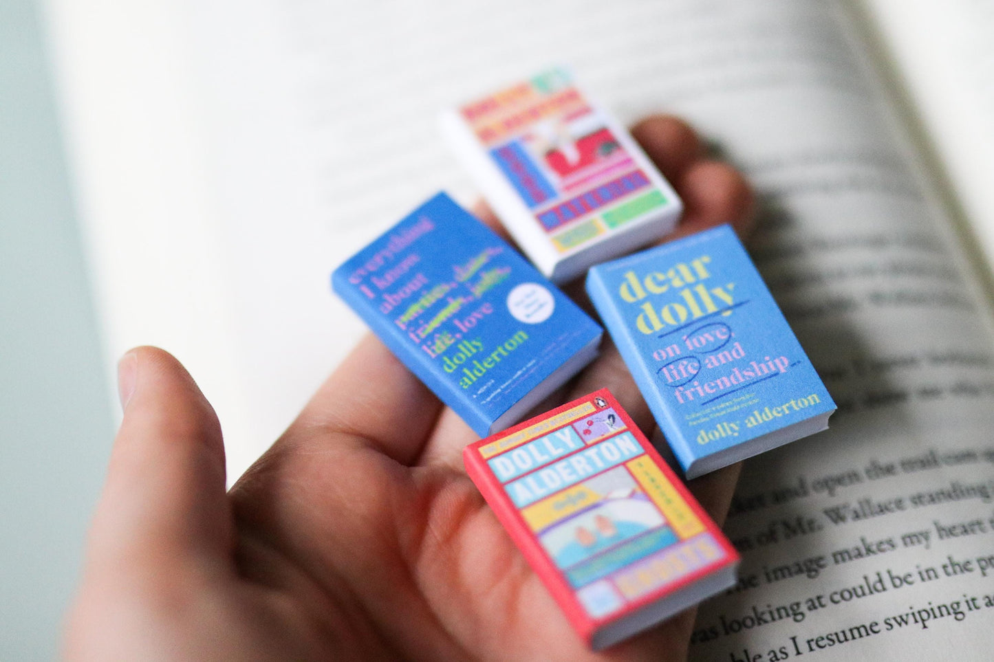 Handmade MINI Dolly Alderton Books (set of 4 mini books)