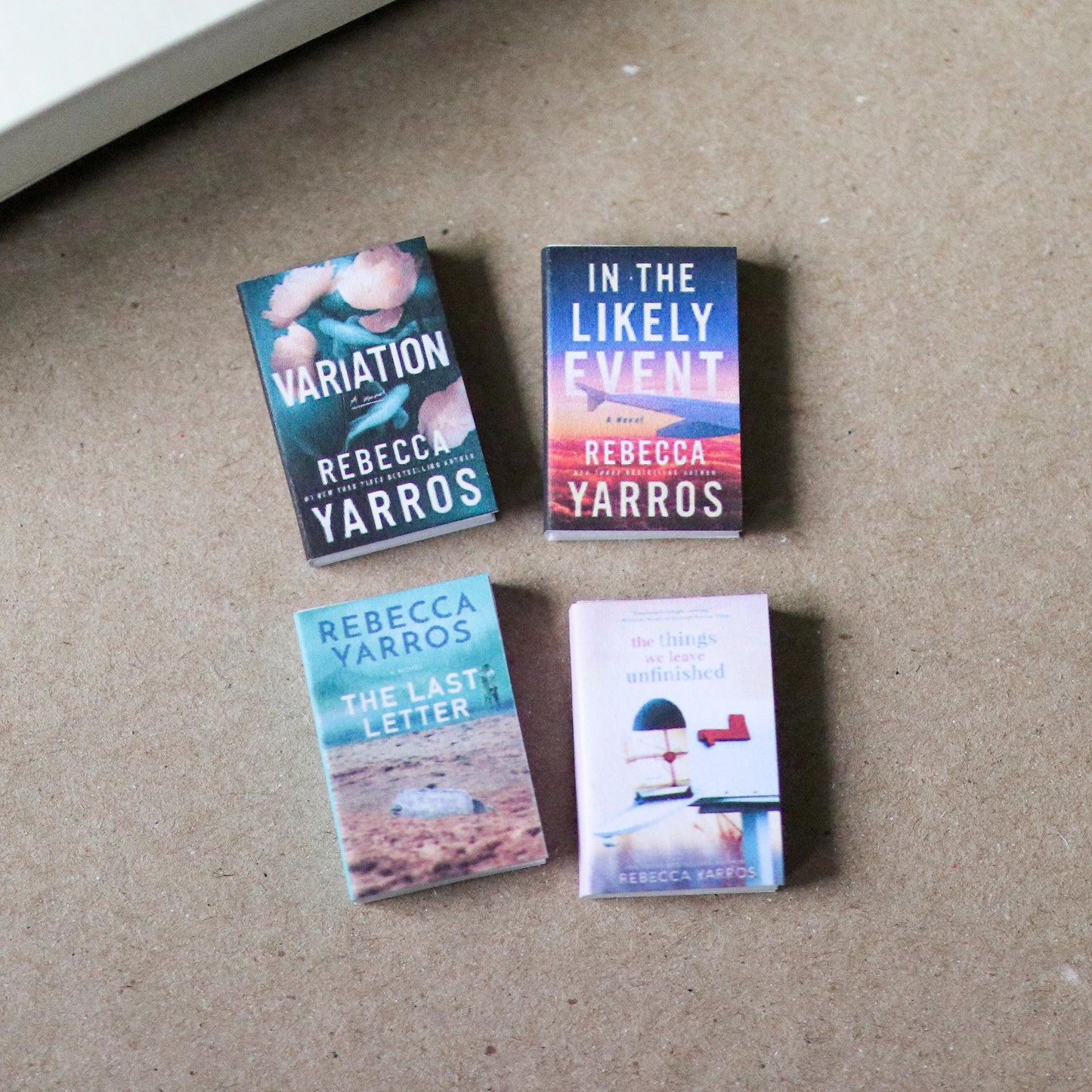 Handmade MINI Rebecca Yarros Books (set of 4 mini books)