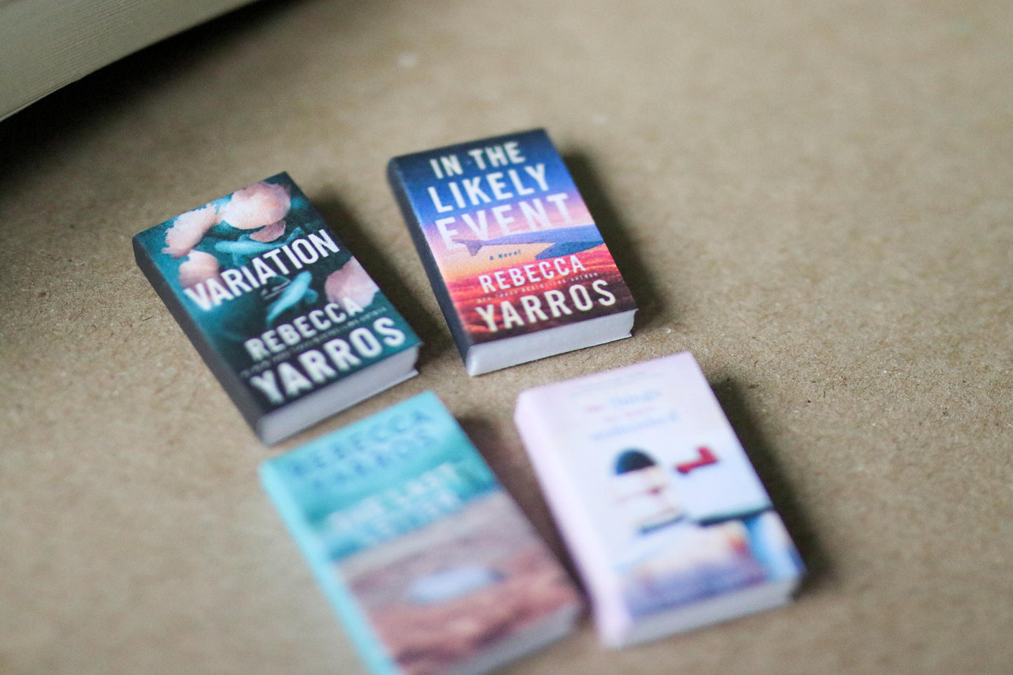 Handmade MINI Rebecca Yarros Books (set of 4 mini books)