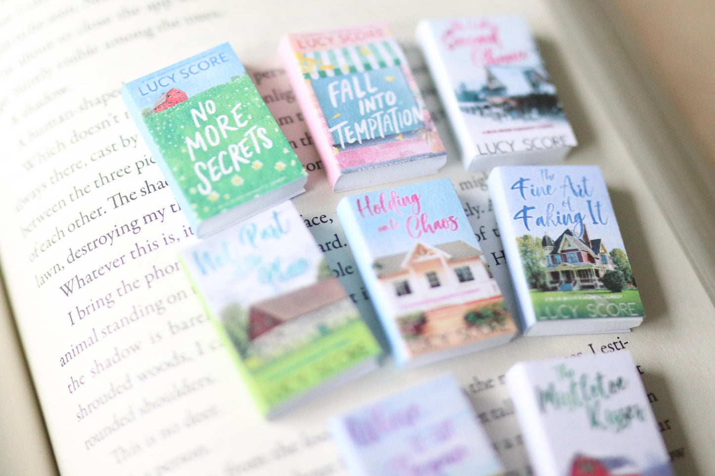 Handmade MINI Blue Moon Series Books (set of 8 mini books)