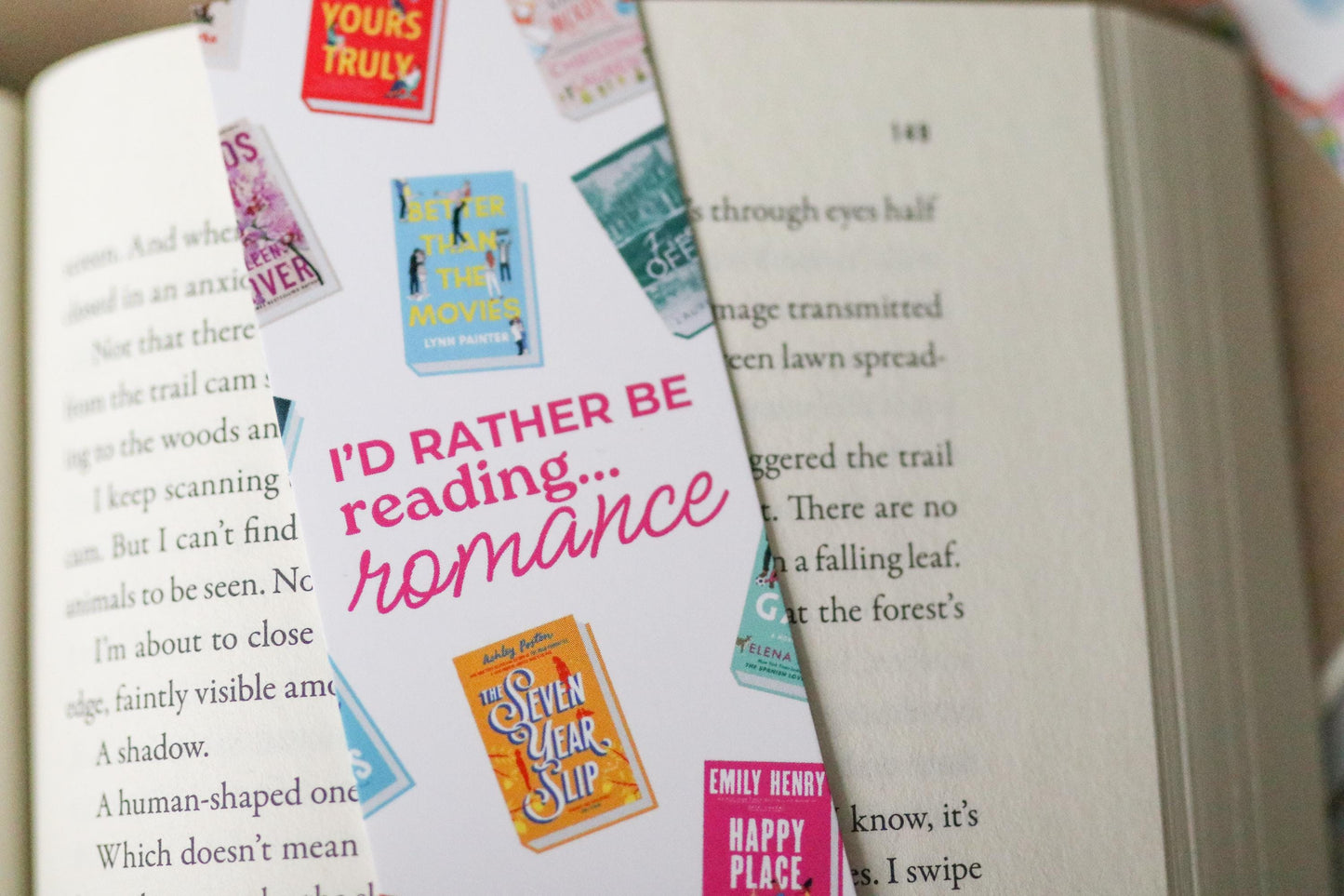Romance inspired Bookmark