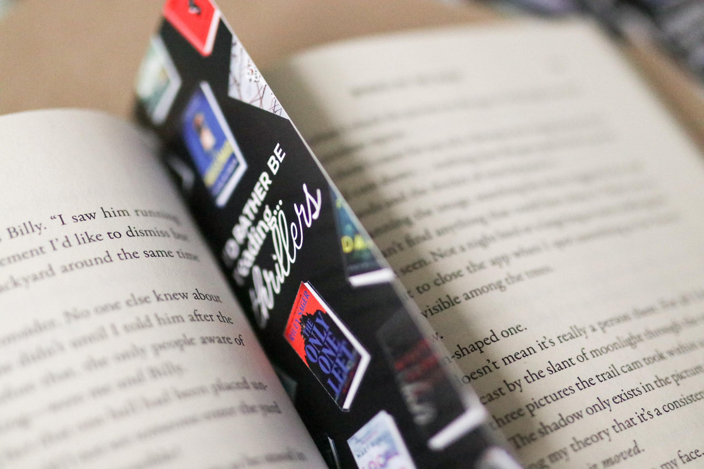 Thriller inspired Bookmark