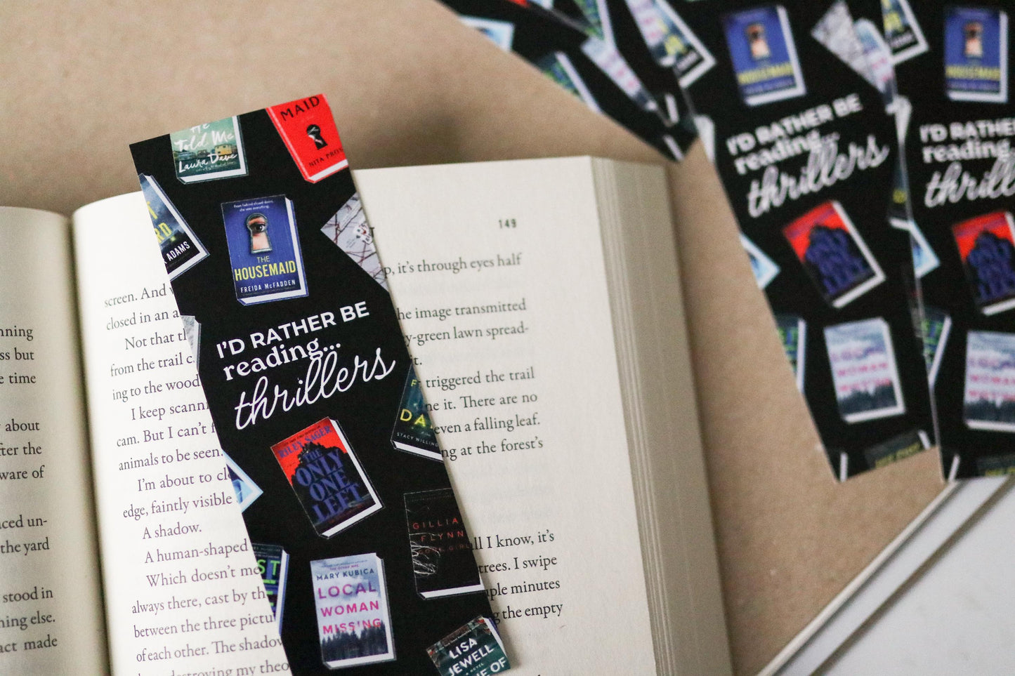 Thriller inspired Bookmark