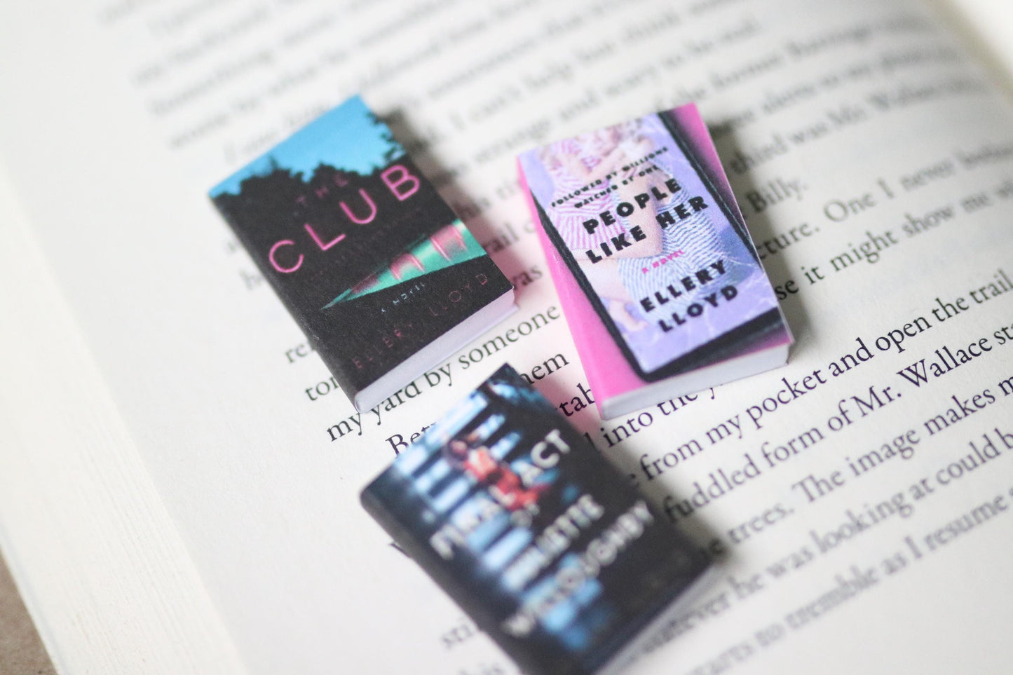 Handmade MINI Ellery Lloyd Books (set of 3 mini books)