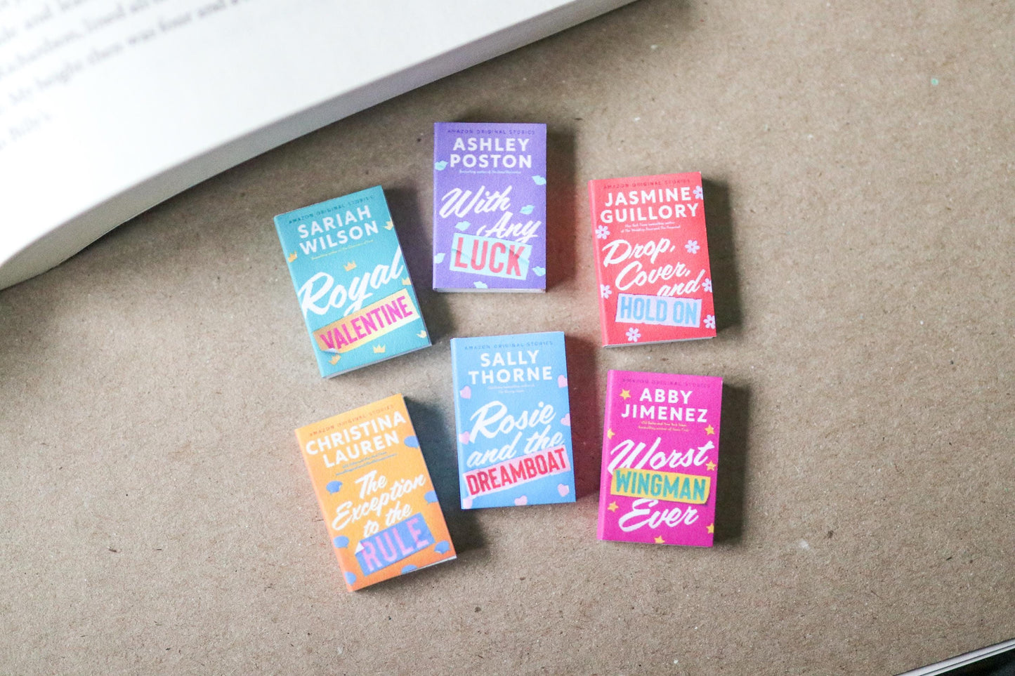 Handmade MINI The Improbable Meet-Cute Series Books (set of 6 mini books)