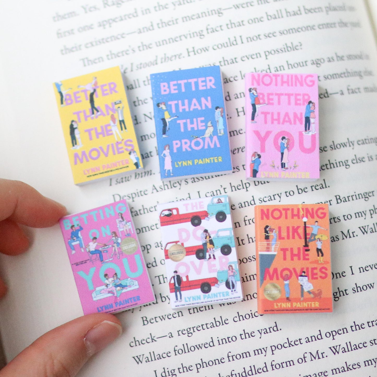 Handmade MINI Special Edition Lynn Painter Books (set of 6 mini books)