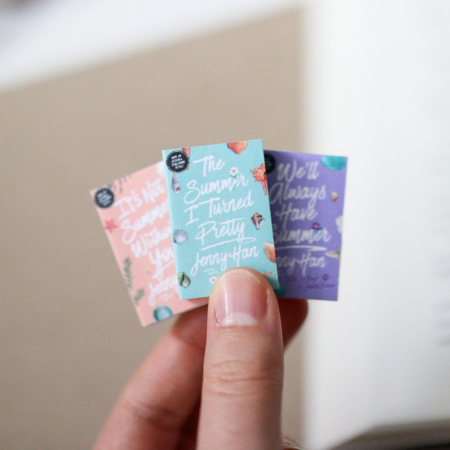 Handmade MINI Summer Series Books (set of 3 mini books)