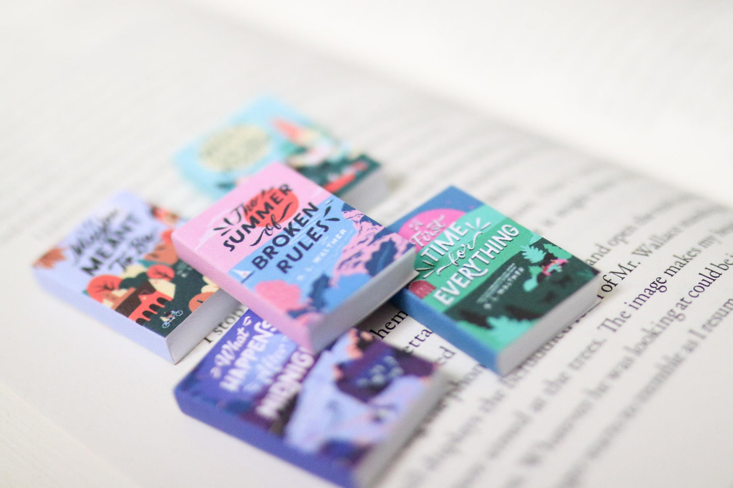 Handmade MINI K.L. Walther Books (set of 5 mini books)