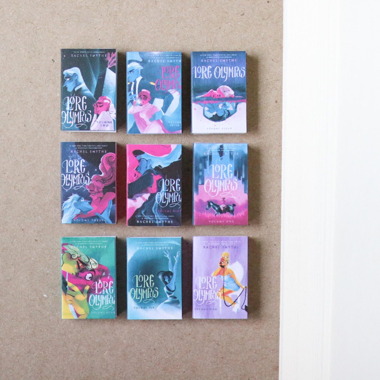 Handmade MINI Lore Olympus Books (set of 9 mini books)