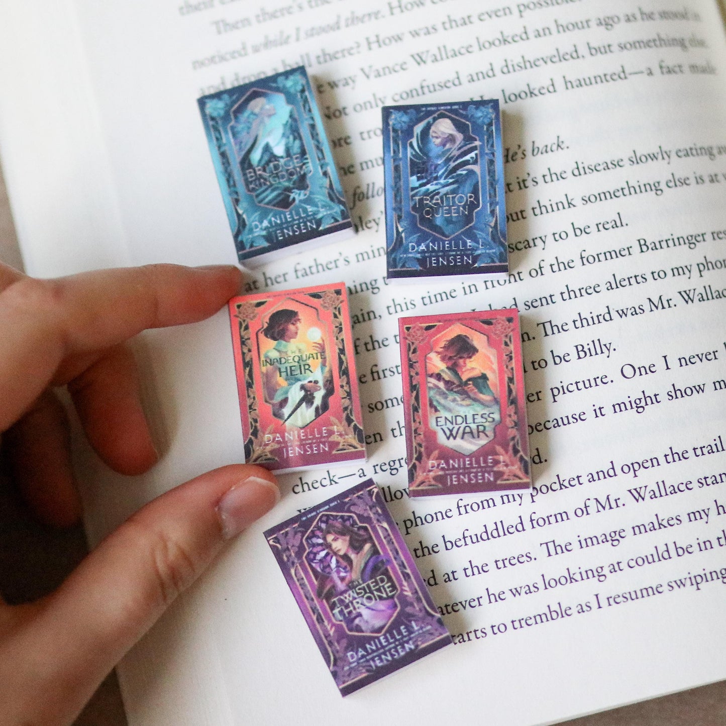Handmade MINI The Bridge Kingdom Series Books (set of 5 mini books)