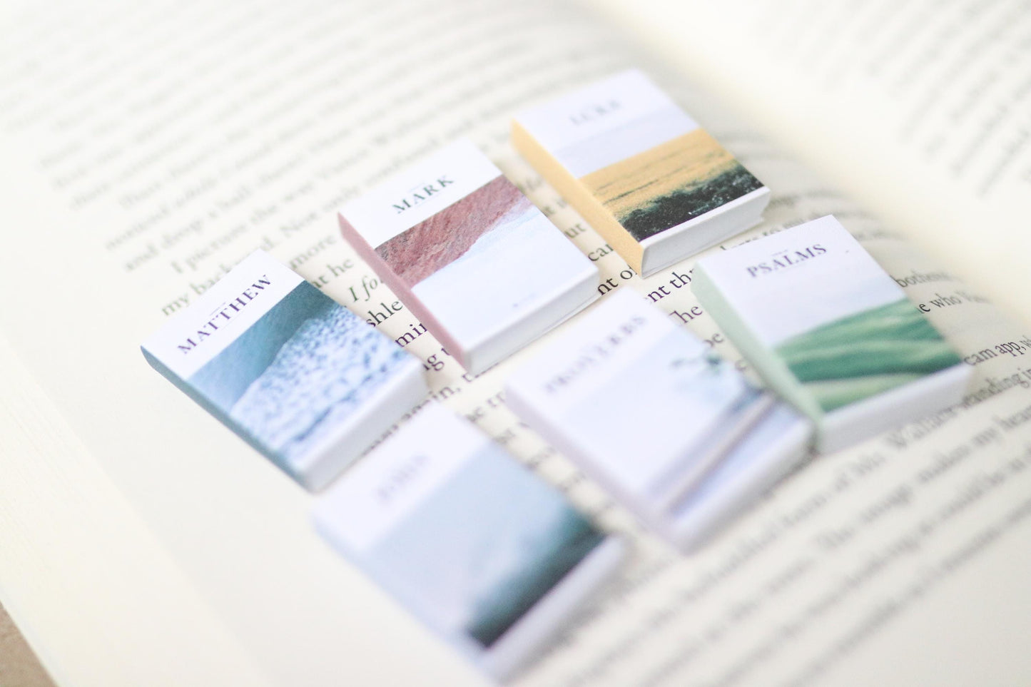 Handmade MINI Christian Books (set of 6 mini books) Miniature tiny book club gift Christian Christianity nonfiction faith