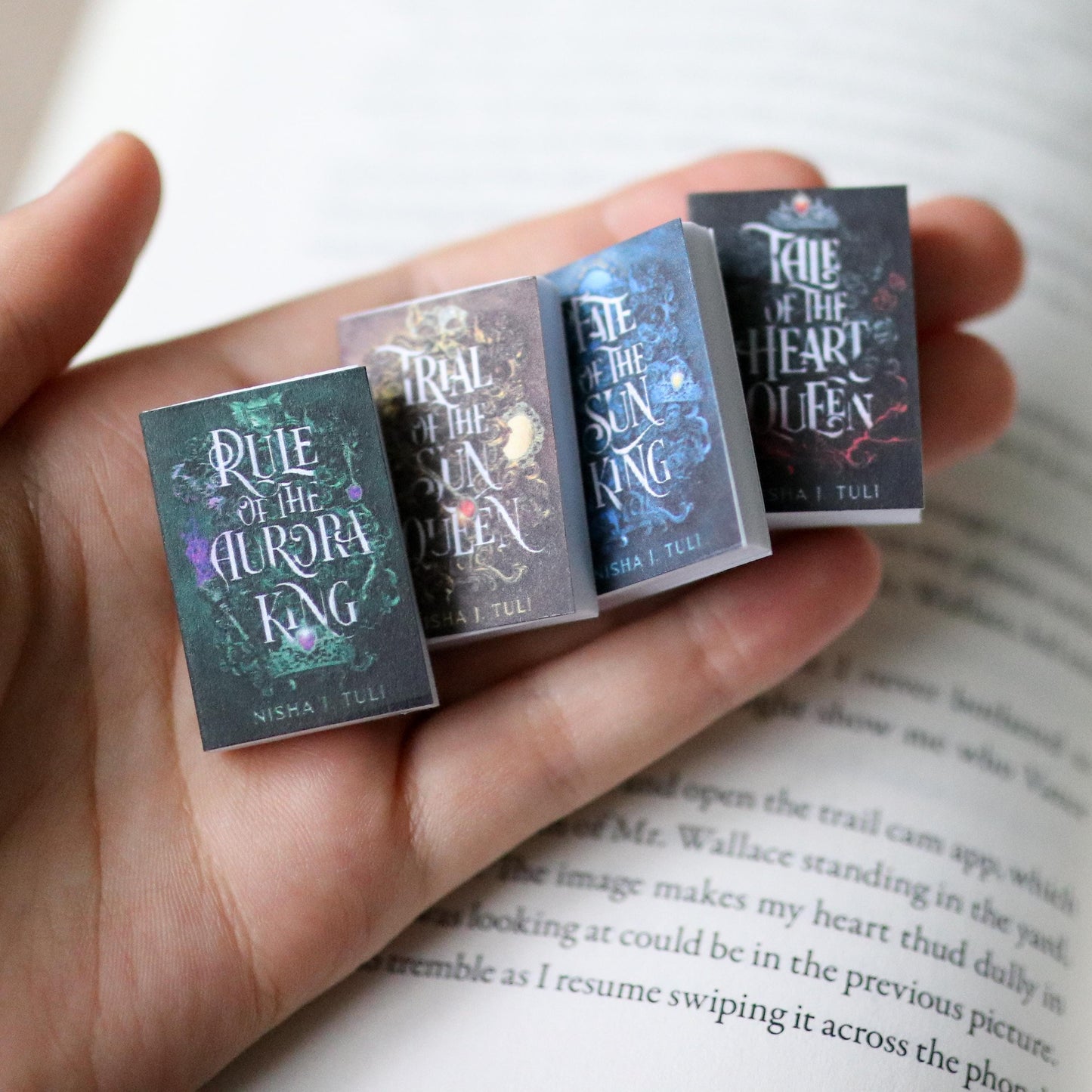 Handmade MINI Artefacts of Ouranos Series Books (set of 4 mini books)