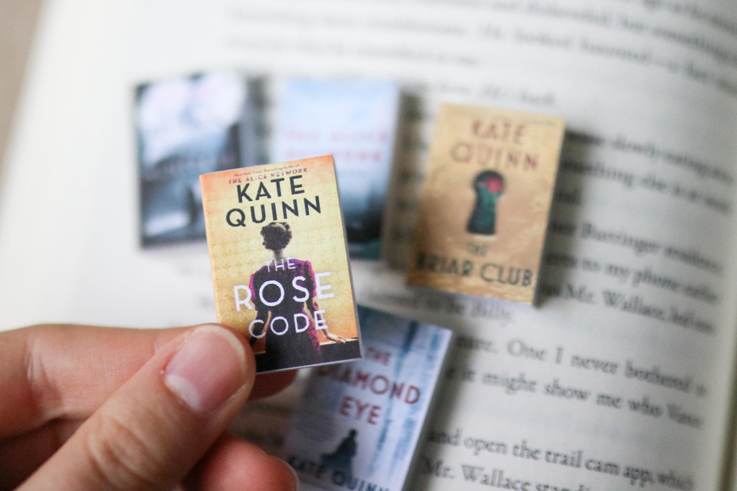 Handmade MINI Kate Quinn Books (set of 5 mini books)