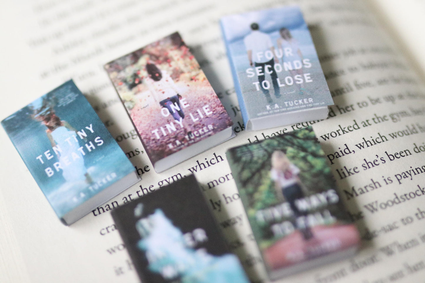 Handmade MINI Ten Tiny Breaths Series Books (set of 5 mini books)