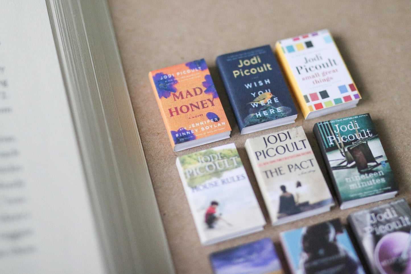 Handmade MINI Jodi Picoult Books (set of 9 mini books)
