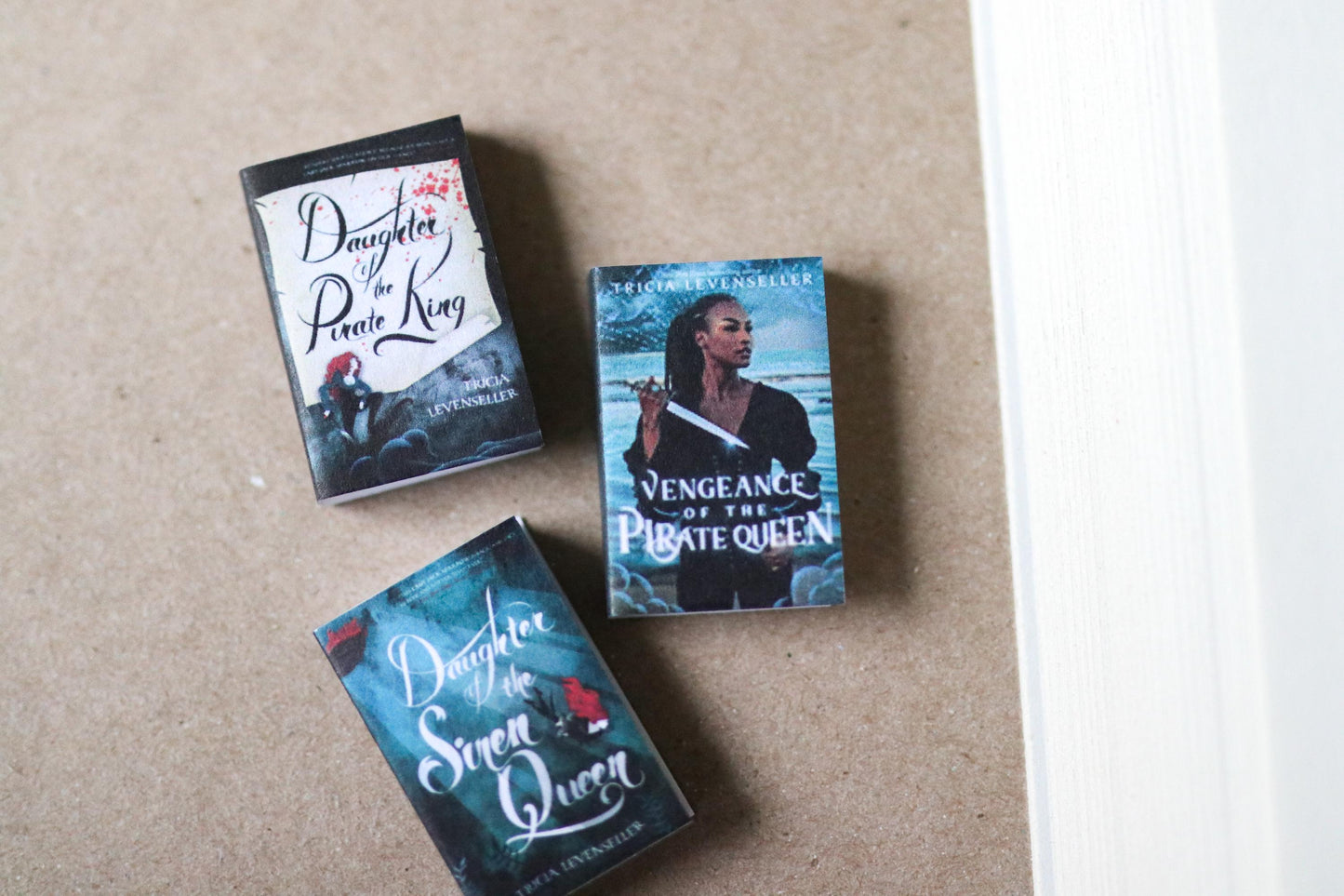 Handmade MINI Daughter of the Pirate King Series Books (set of 3 mini books)
