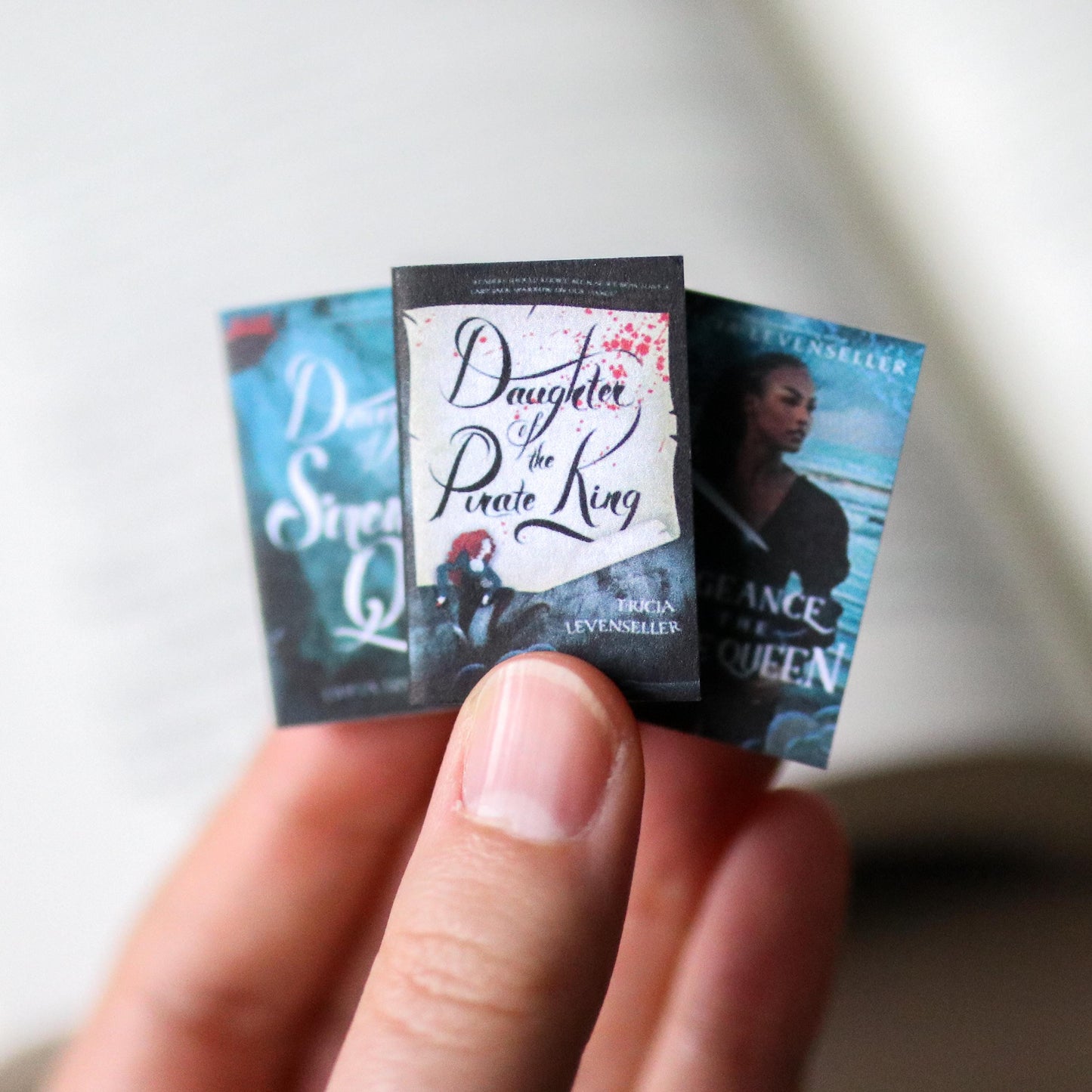 Handmade MINI Daughter of the Pirate King Series Books (set of 3 mini books)