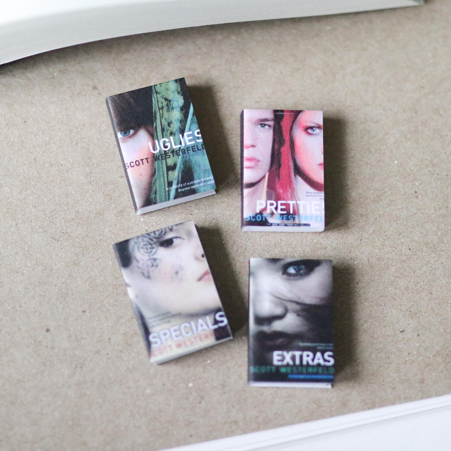 Handmade MINI Uglies Series Books (set of 4 mini books)