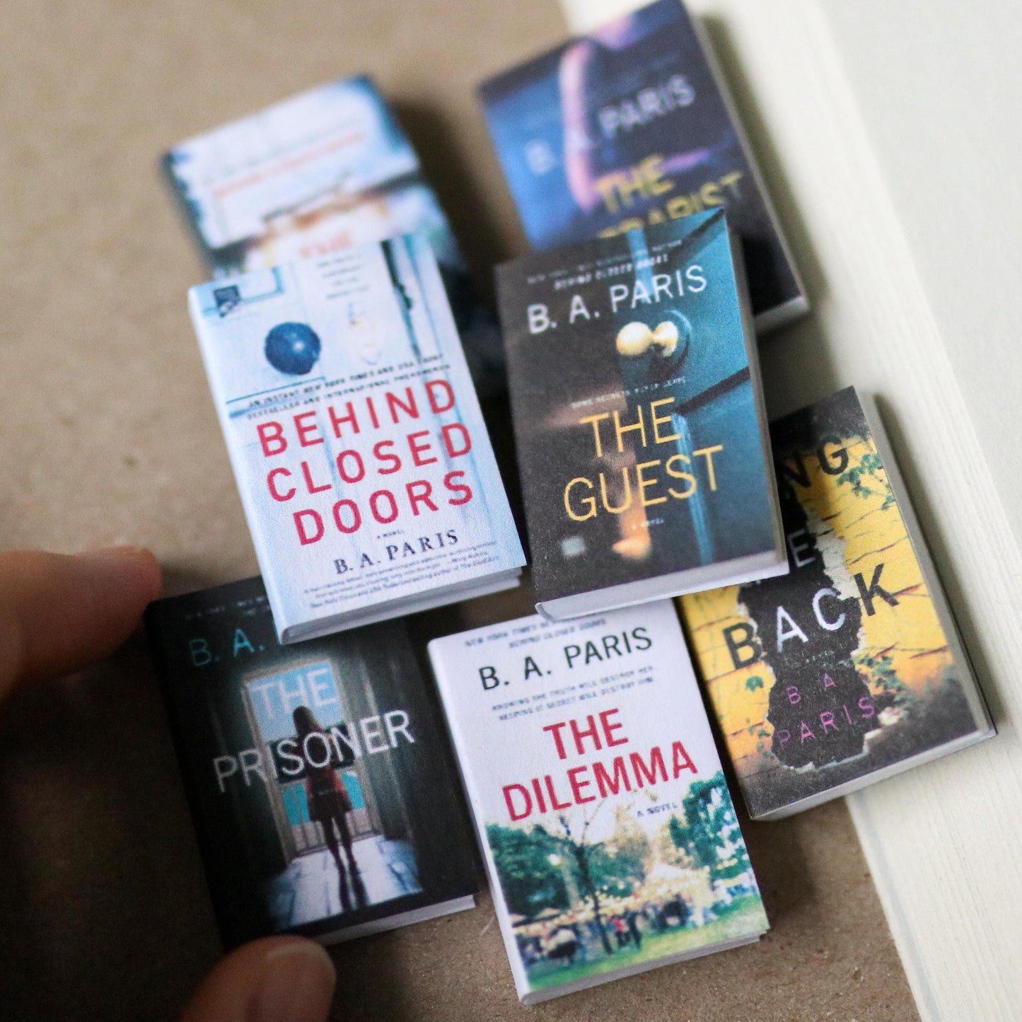 Handmade MINI B.A. Paris Books (set of 7 mini books)