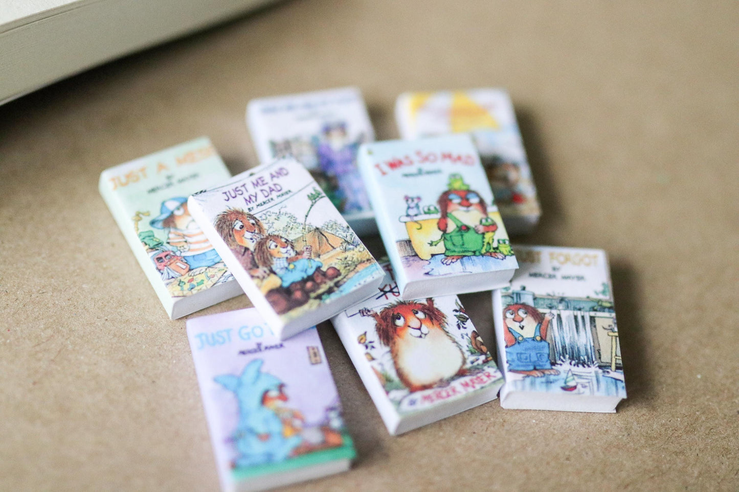 Handmade MINI Mercer Mayer Books (set of 8 mini books)