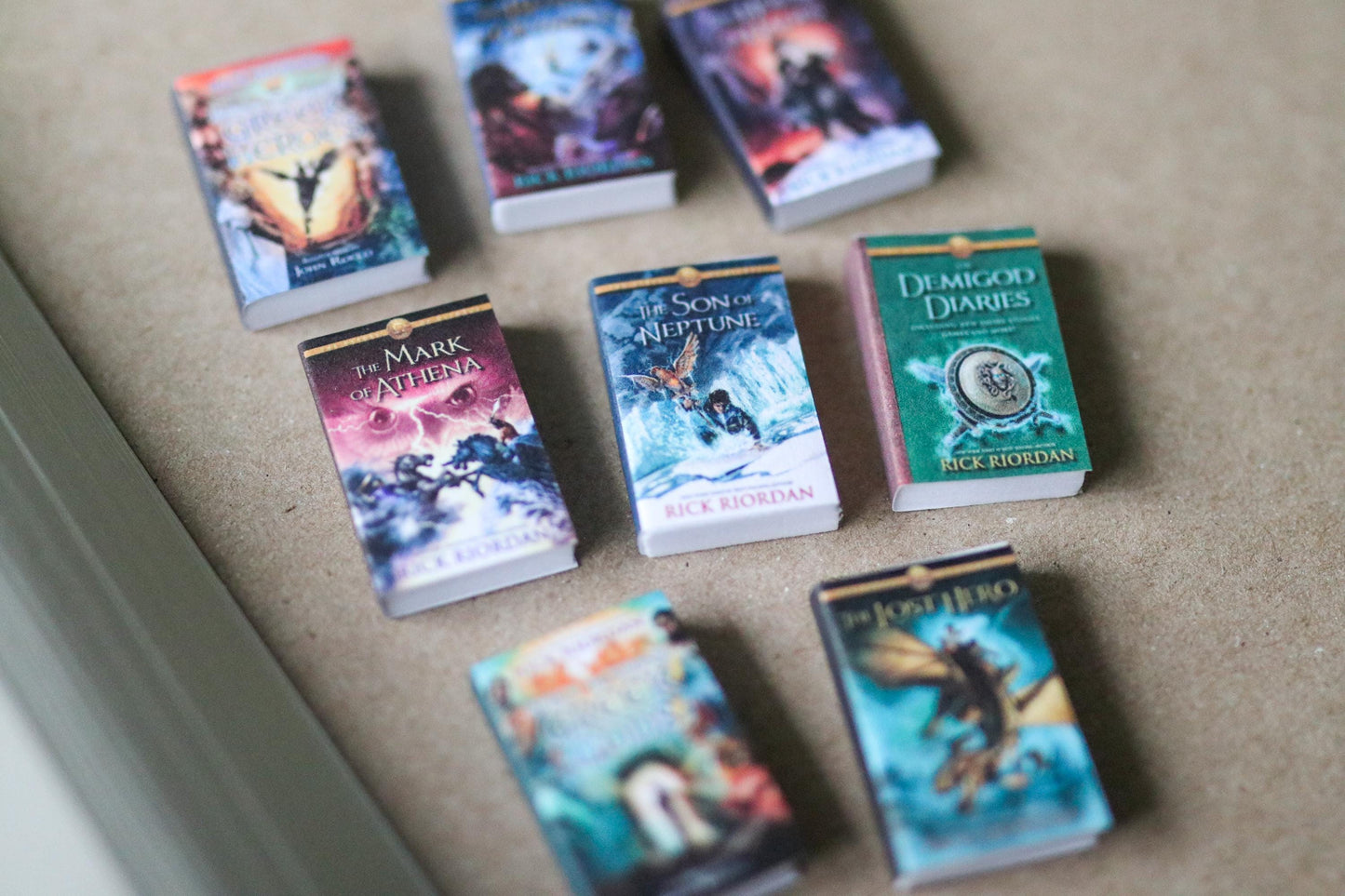Handmade MINI The Heroes of Olympus Series Books (set of 8 mini books)