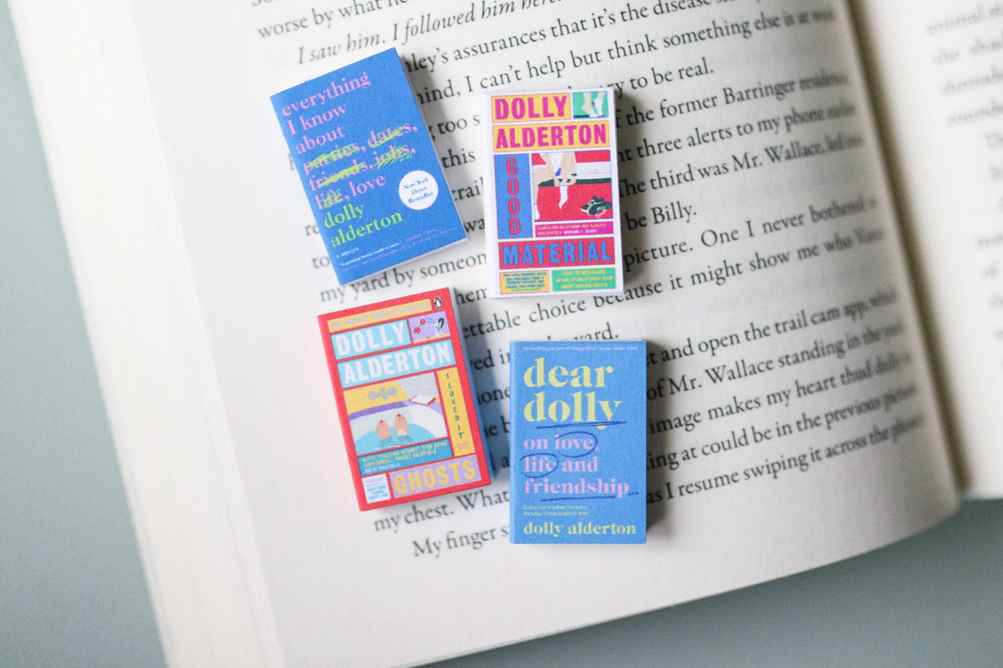 Handmade MINI Dolly Alderton Books (set of 4 mini books)