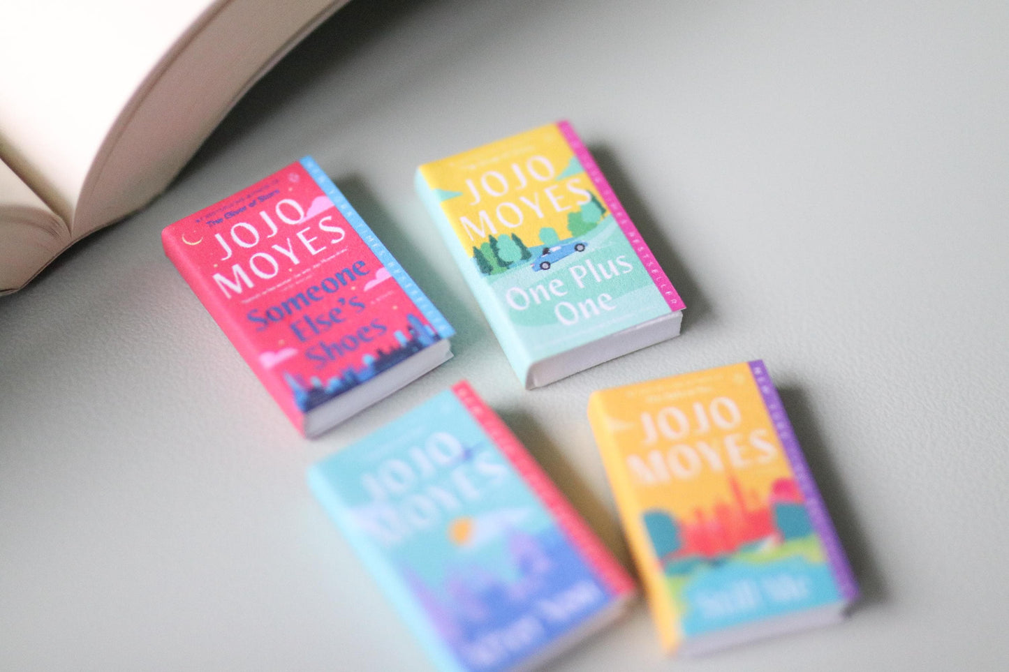 Handmade MINI Jojo Moyes Books (set of 4 mini books)