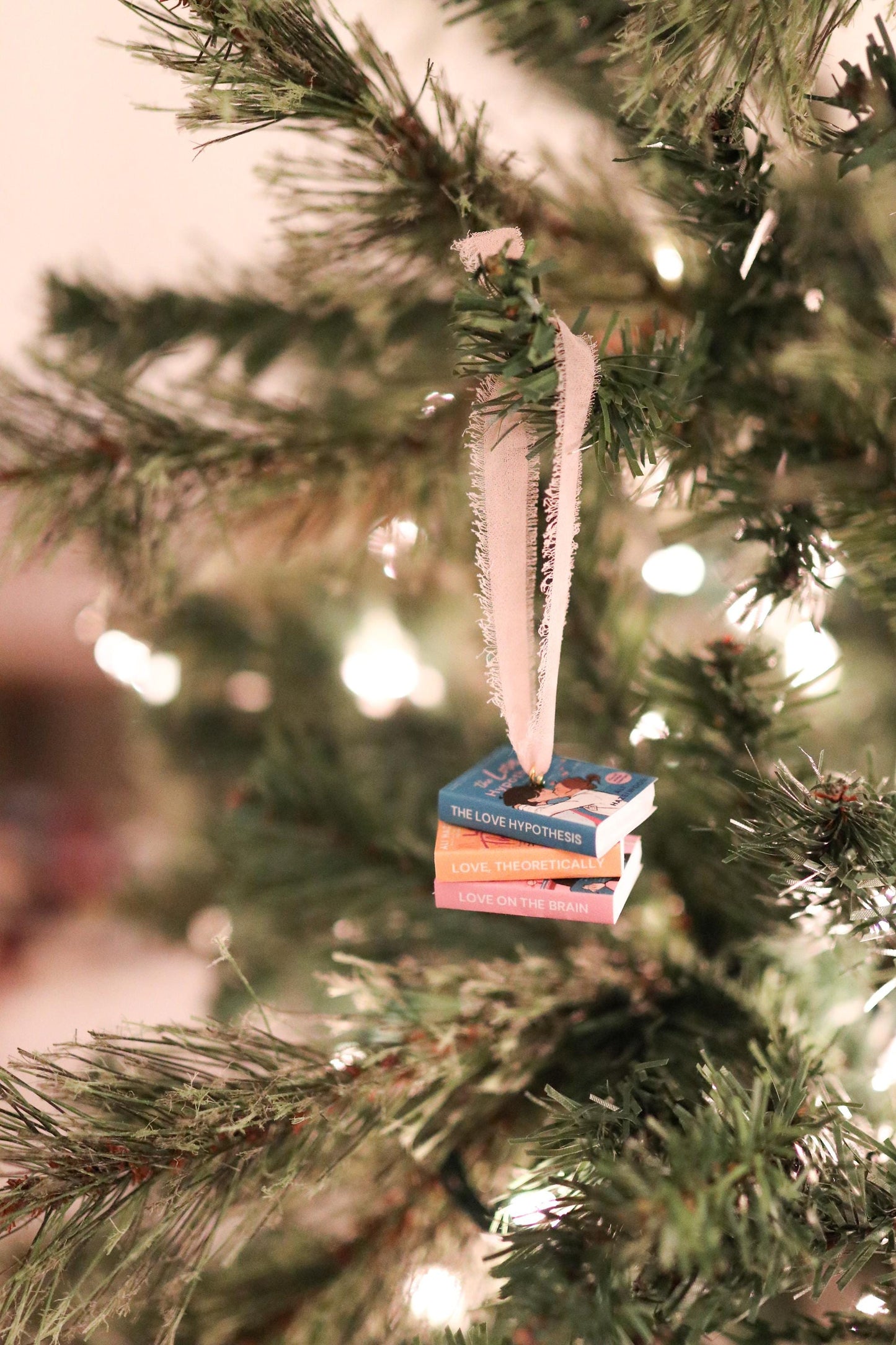 Ali Hazelwood Mini Book Stack Ornament
