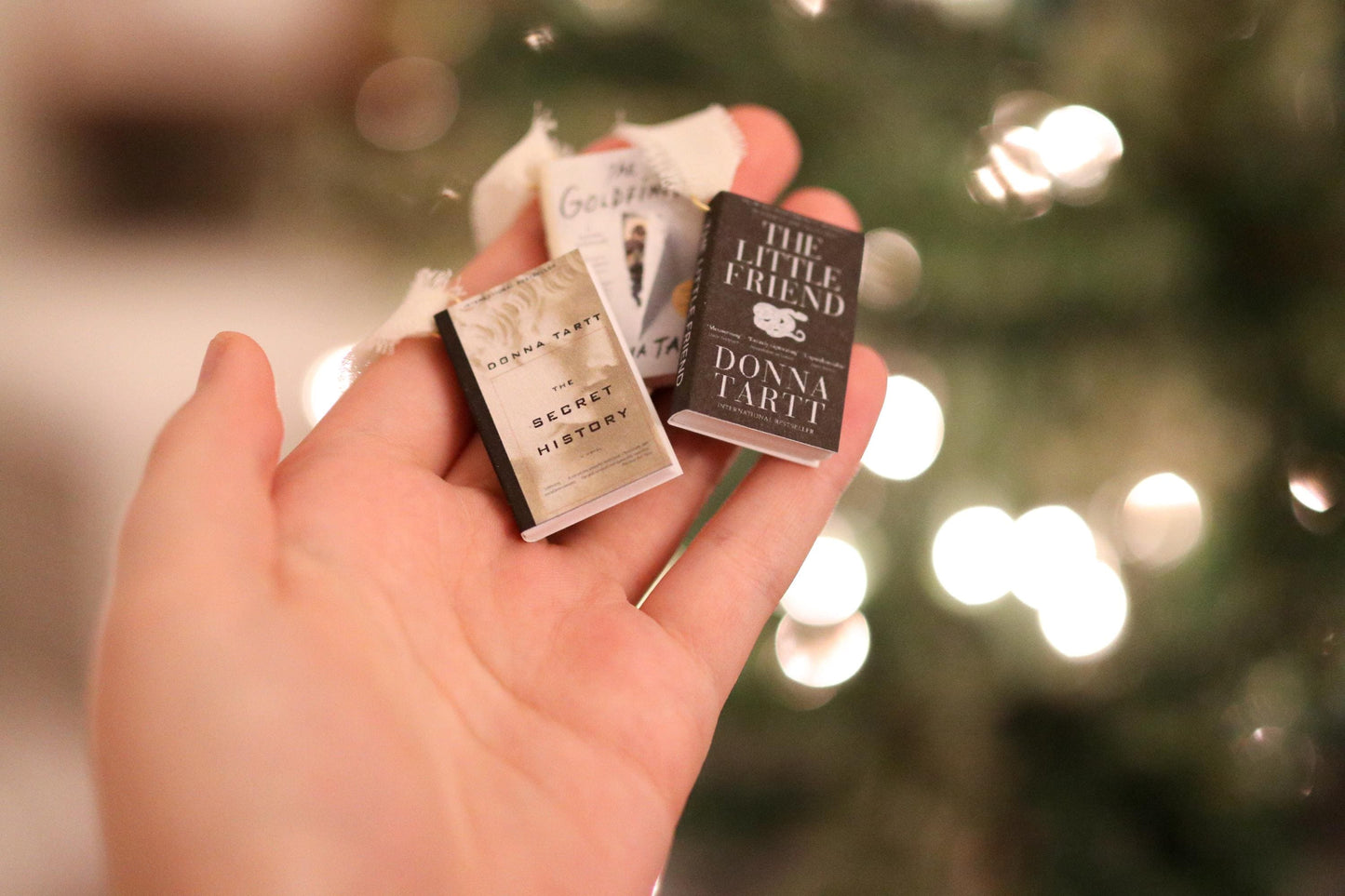 Donna Tartt Mini Book Ornaments