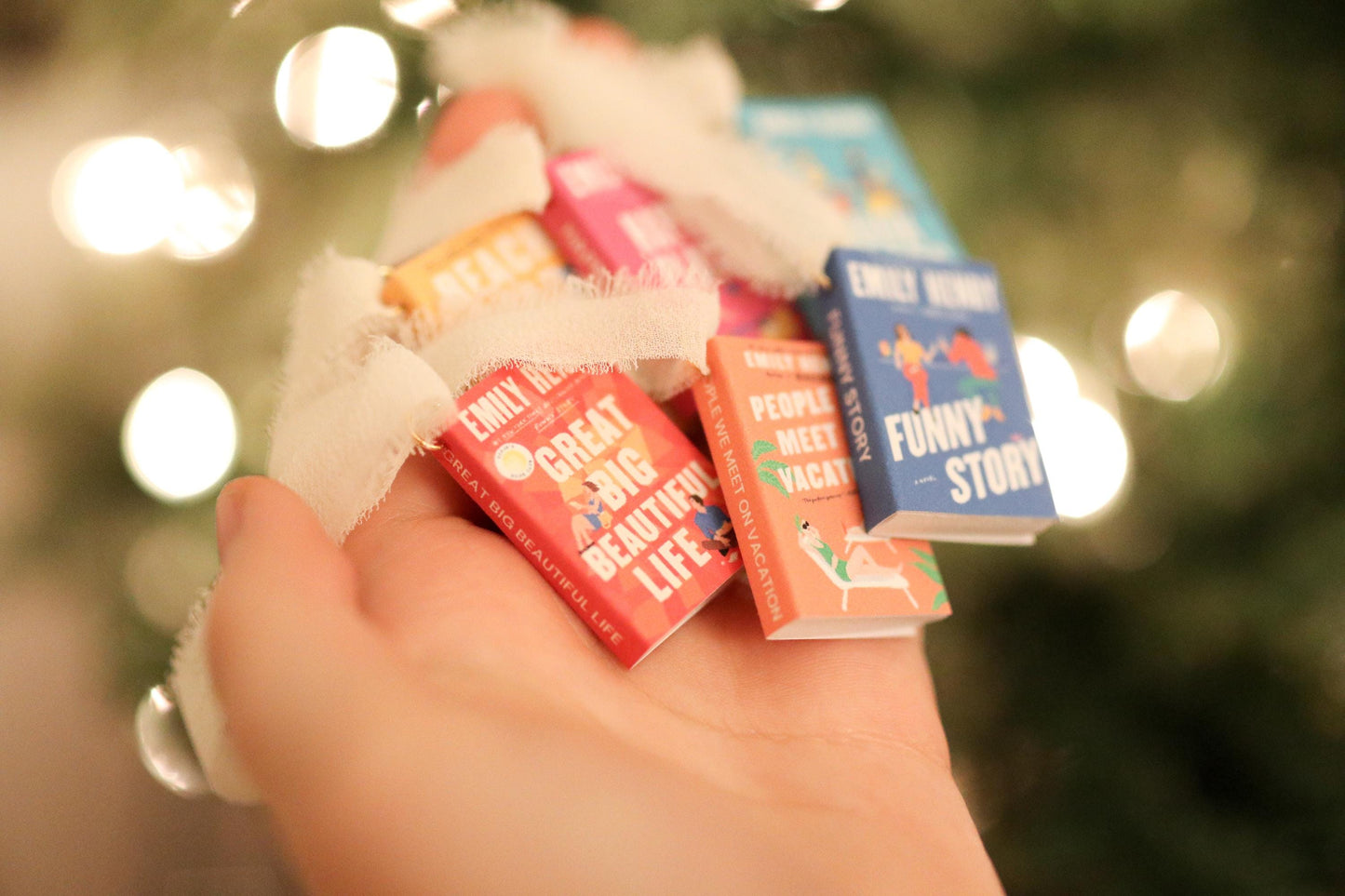 Emily Henry Mini Book Ornaments