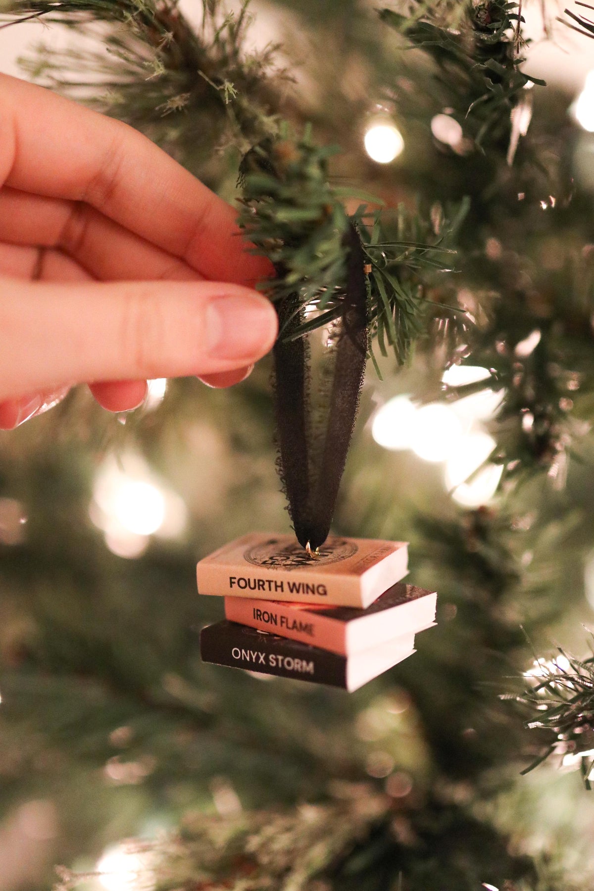 CUSTOM Book Club Ornament