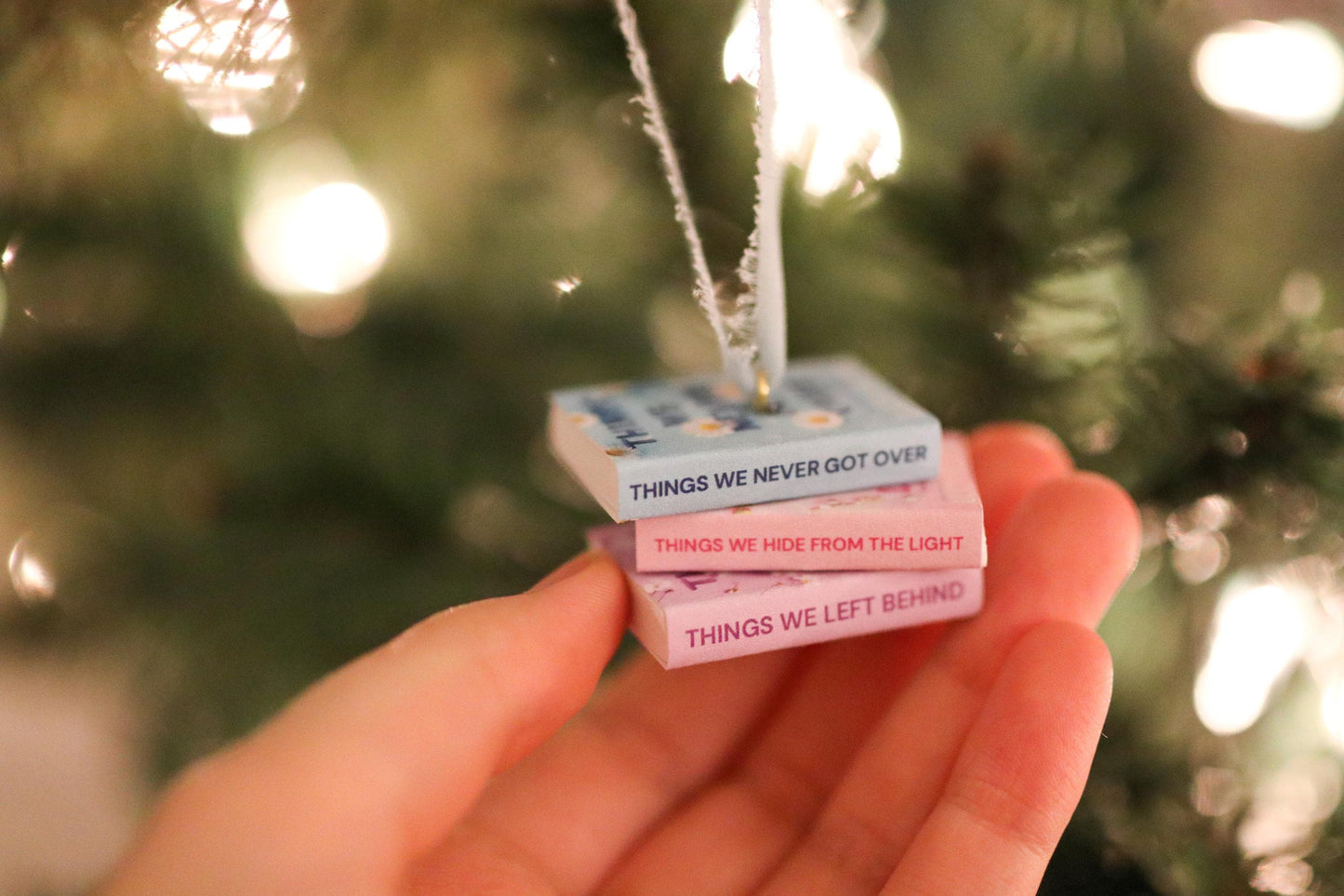 Knockemout Mini Book Stack Ornament