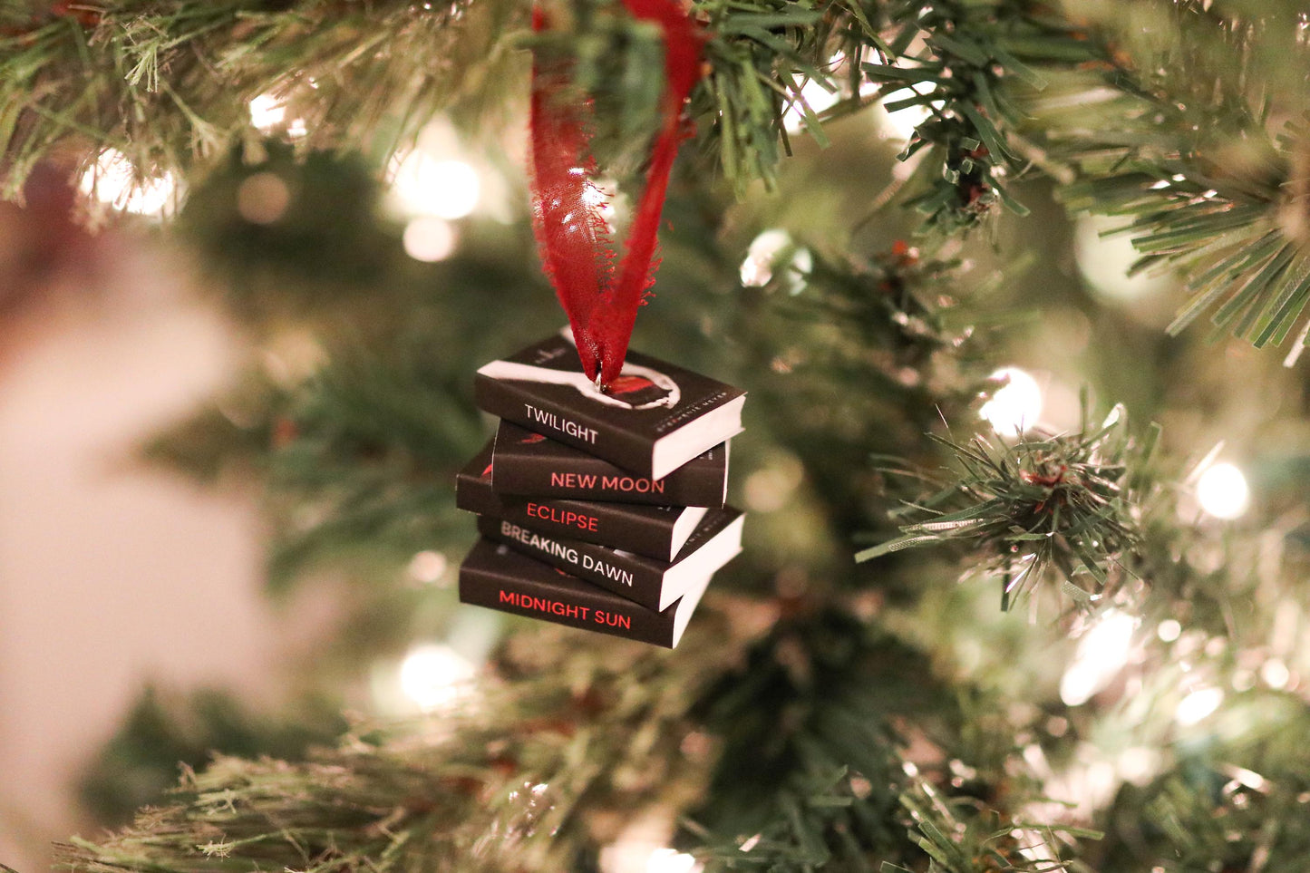 Twilight Mini Book Stack Ornament