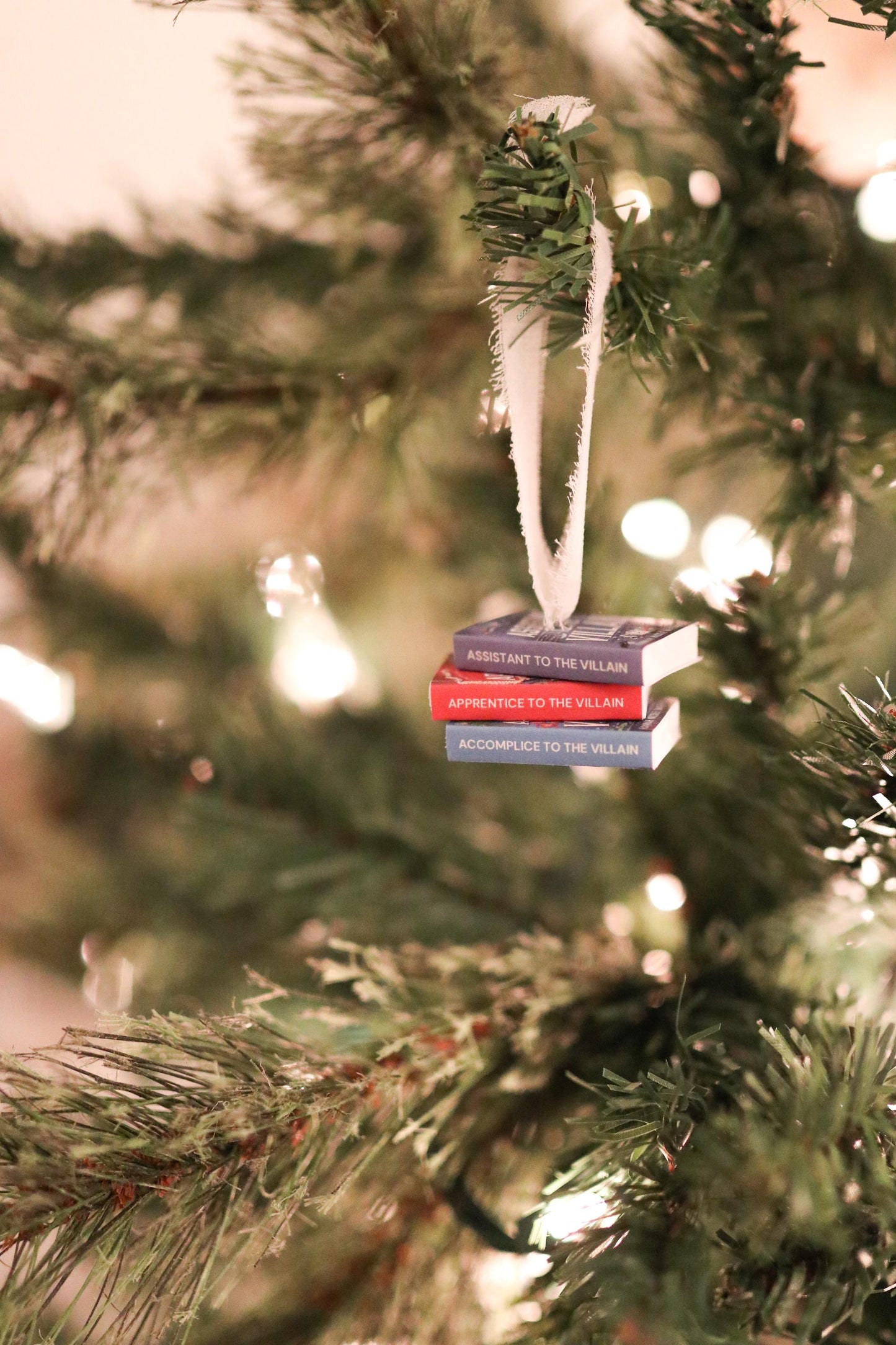 Assistant to the Villain Mini Book Stack Ornament