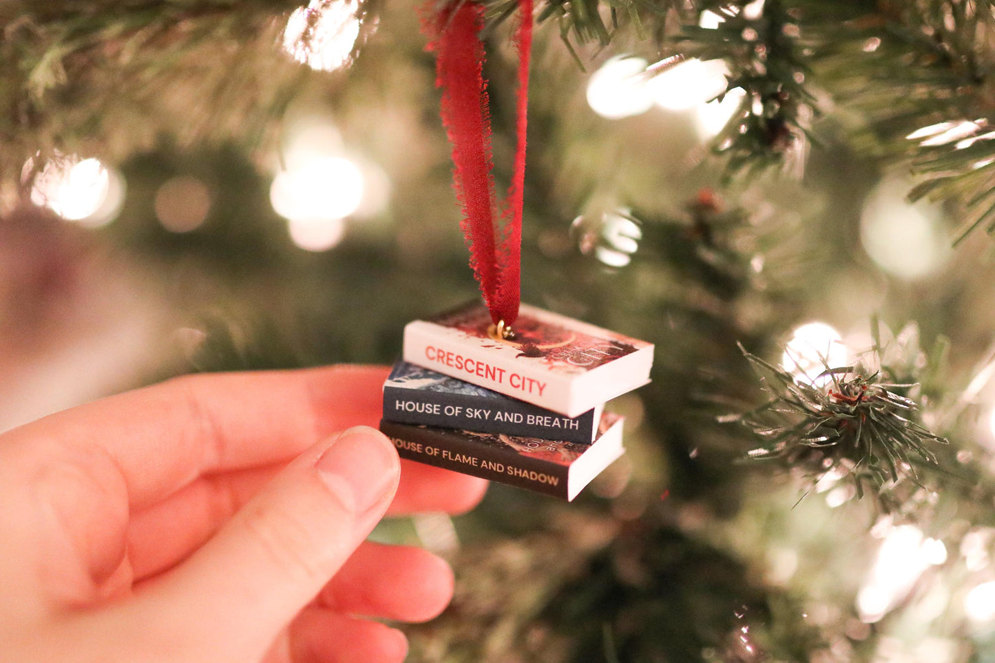 Crescent City Mini Book Stack Ornament