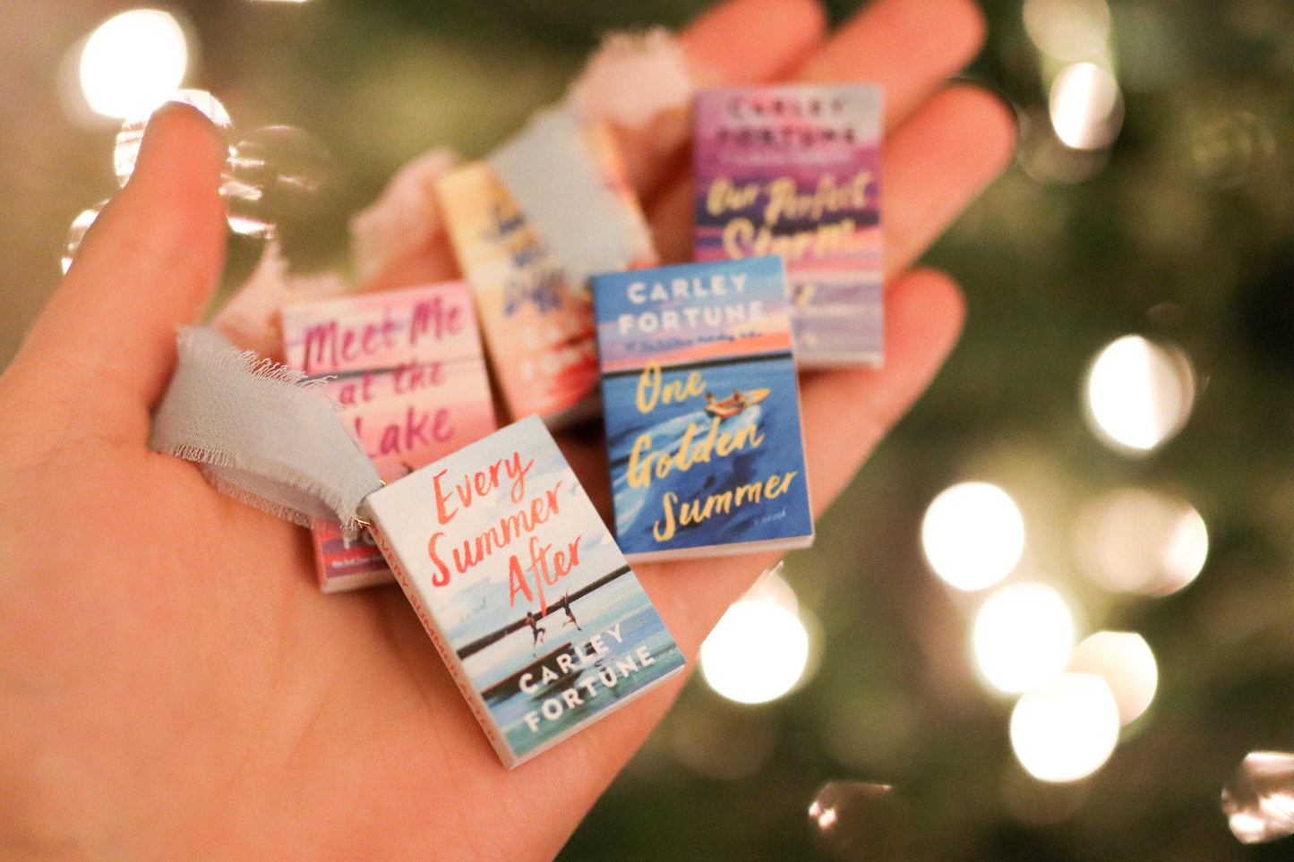 Carley Fortune Mini Book Ornaments