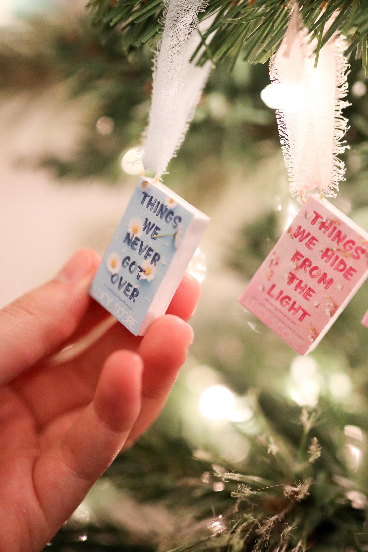 Knockemout Mini Book Ornaments
