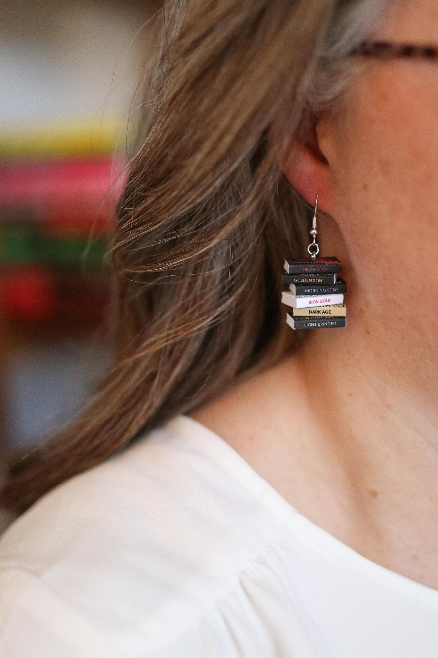 Pierce Brown Bookish Earrings