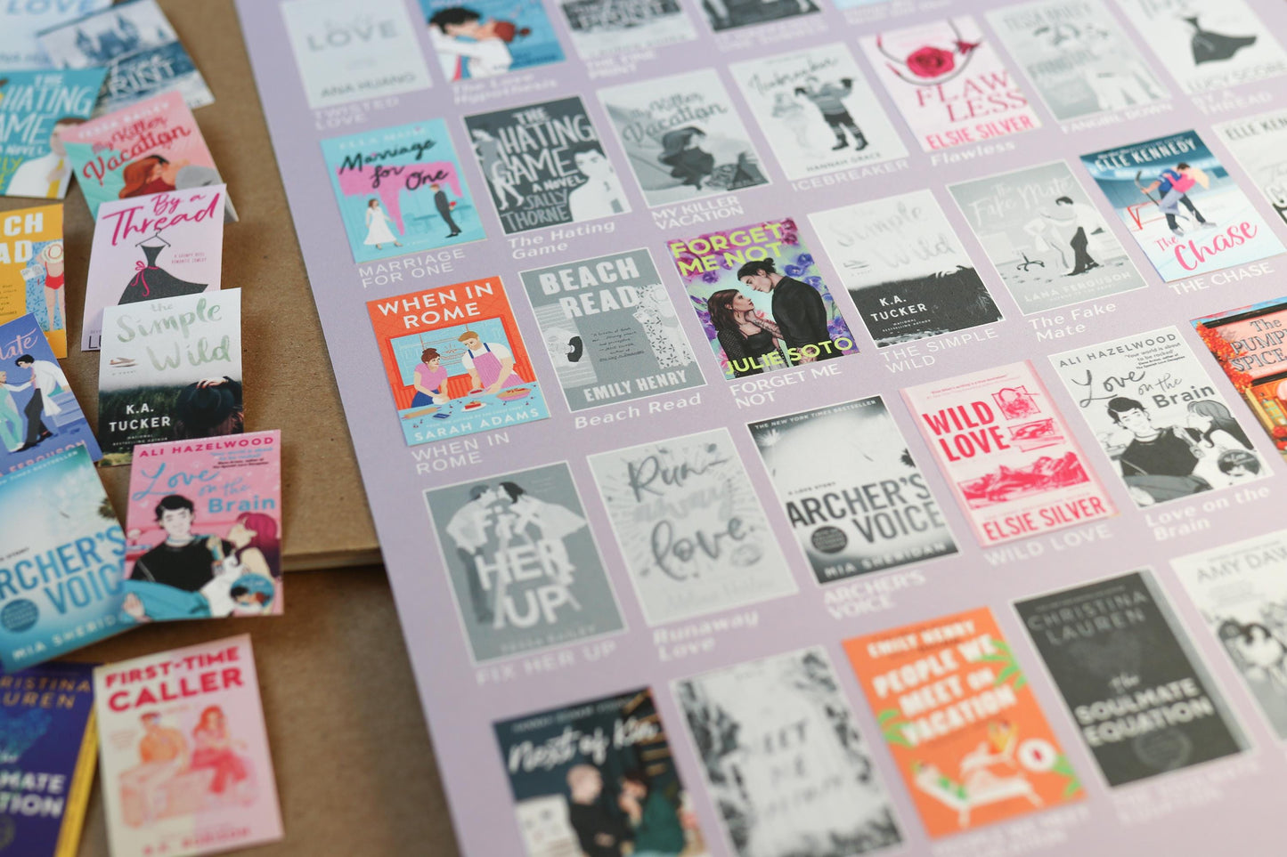 Grumpy Sunshine Trope Books Bucket List Sticker POSTER