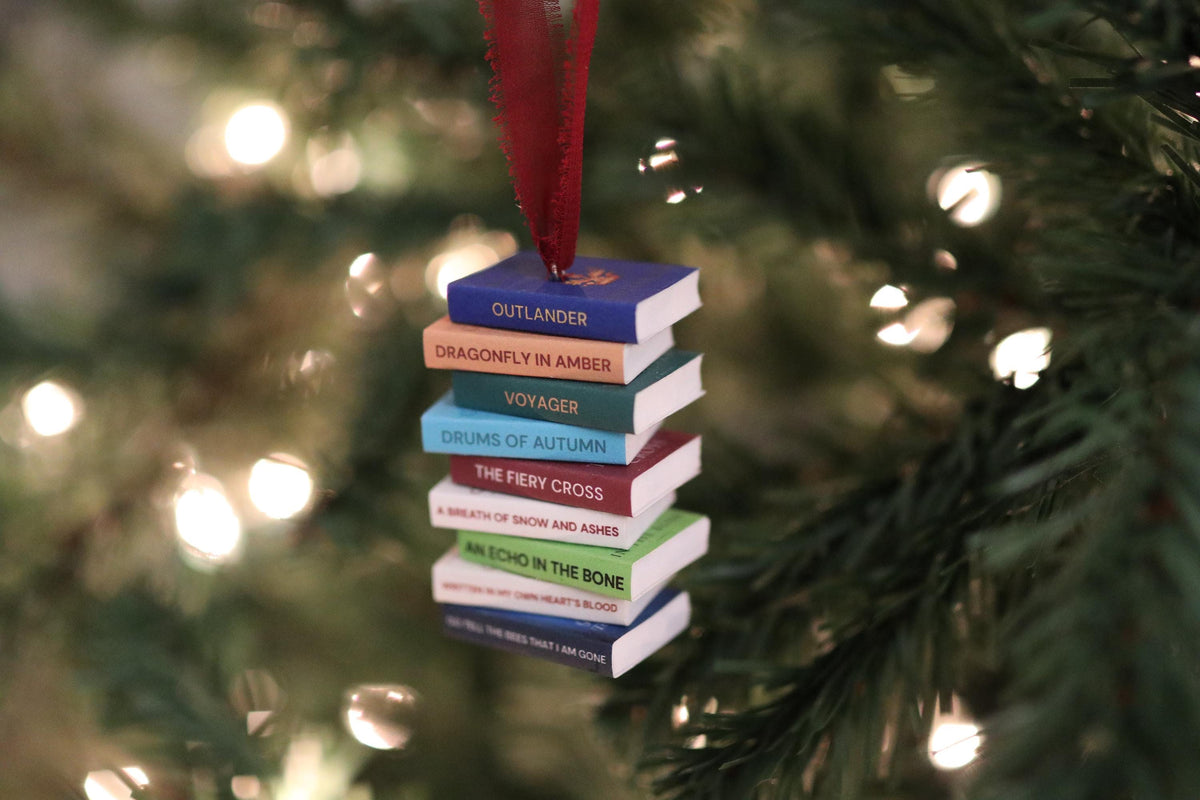 Outlander Mini Book Stack Ornament