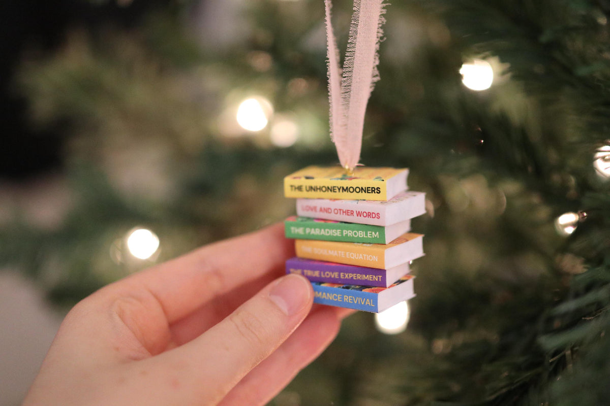 Christina Lauren Mini Book Stack Ornament