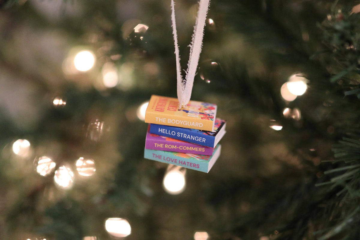 Katherine Center Mini Book Stack Ornament