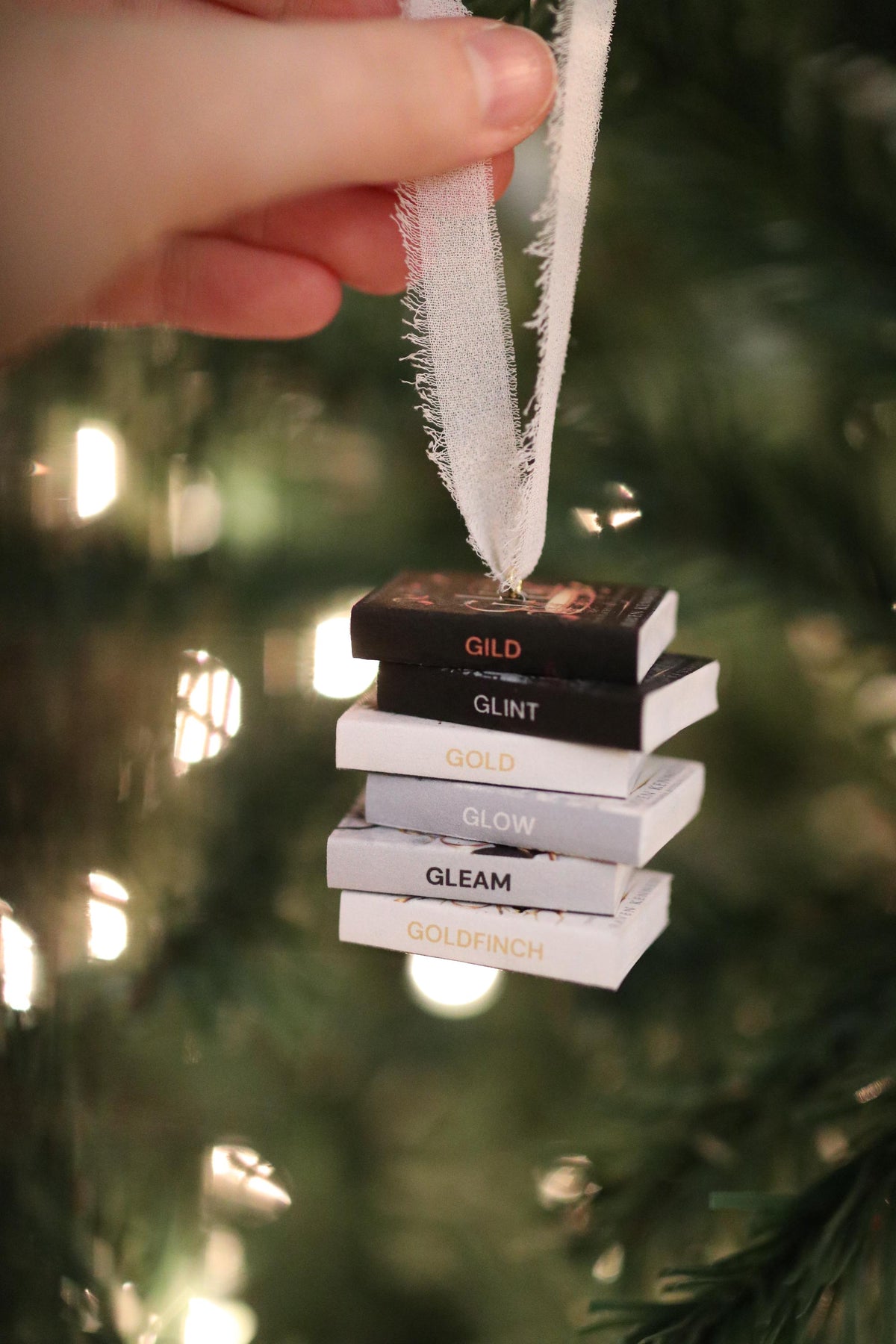Gild Mini Book Stack Ornament