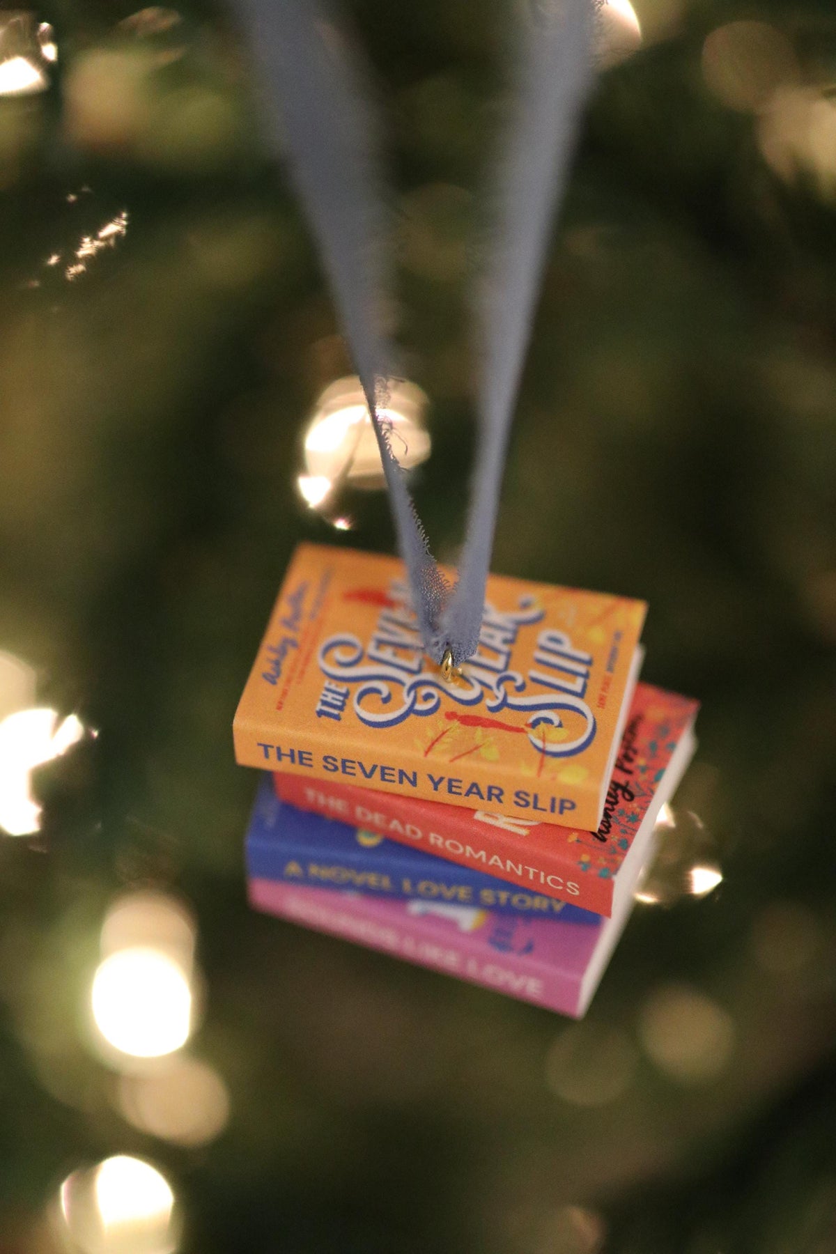Ashley Poston Mini Book Stack Ornament