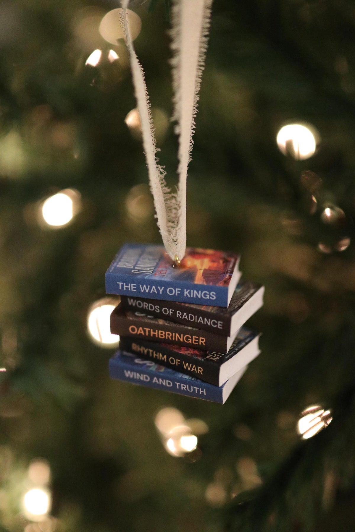 The Stormlight Archive Mini Book Stack Ornament