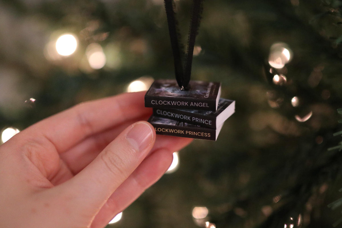 Clockwork Angel Mini Book Stack Ornament