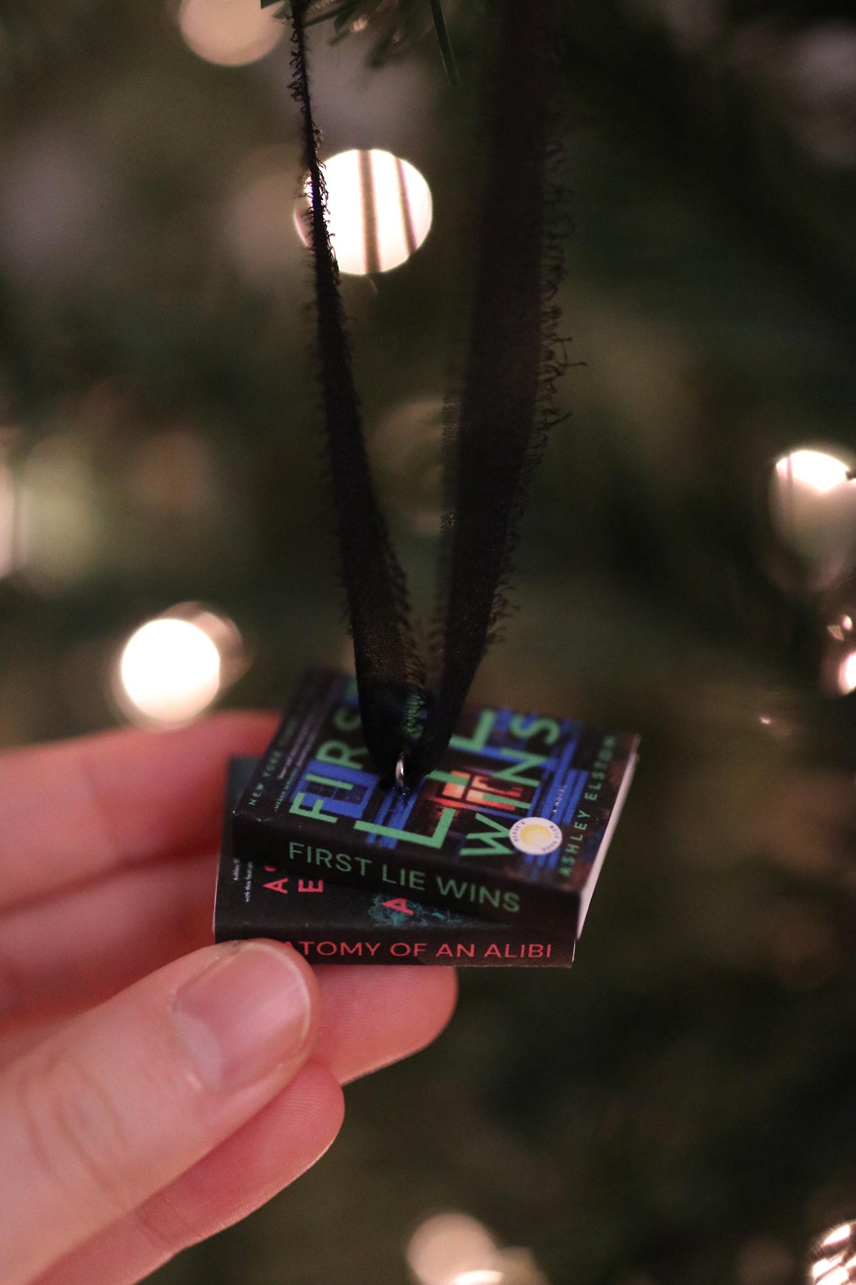 Ashley Elston Mini Book Stack Ornament